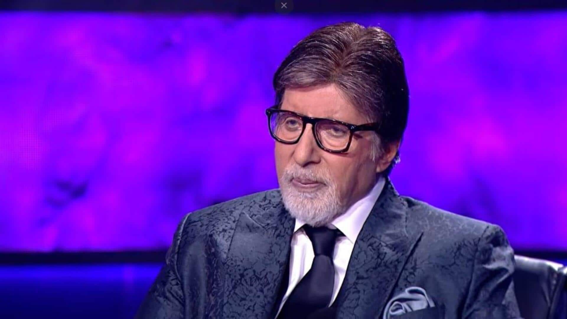 'कौन बनेगा करोड़पति' की शूटिंग करते वक्त अमिताभ बच्चन को लगी चोट, खुद किया खुलासा