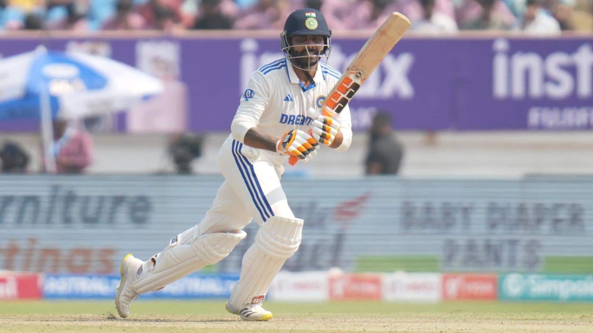 तीसरा टेस्ट: रविंद्र जडेजा ने इंग्लैंड के खिलाफ जड़ा अपना दूसरा शतक, पूरे किए 3,000 रन