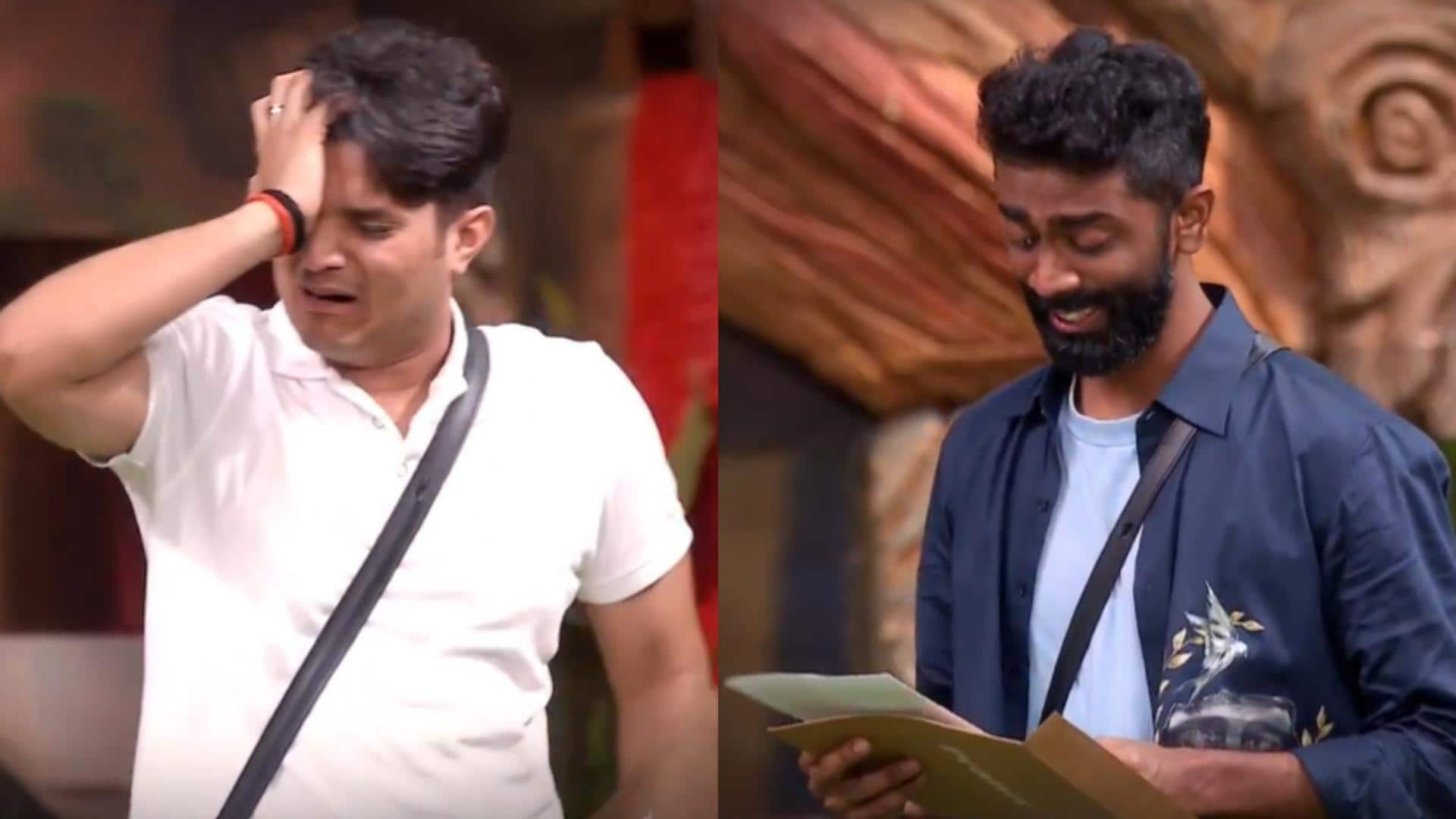 'बिग बॉस 19': परिवार की चिट्ठी ने नम की घरवालों की आंखें, फूट-फूटकर रोए मृदुल तिवारी 'बिग बॉस 19': परिवार की चिट्ठी ने नम की घरवालों की आंखें, फूट-फूटकर रोए मृदुल तिवारी