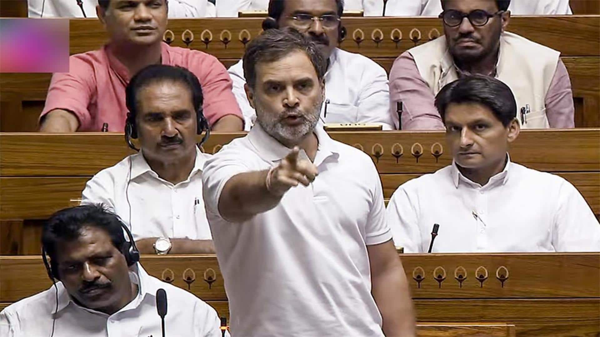 'ऑपरेशन सिंदूर' पर बहस में राहुल गांधी बोले- हमने केवल 30 मिनट में आत्मसर्पण कर दिया 'ऑपरेशन सिंदूर' पर बहस में राहुल गांधी बोले- हमने केवल 30 मिनट में आत्मसर्पण कर दिया
