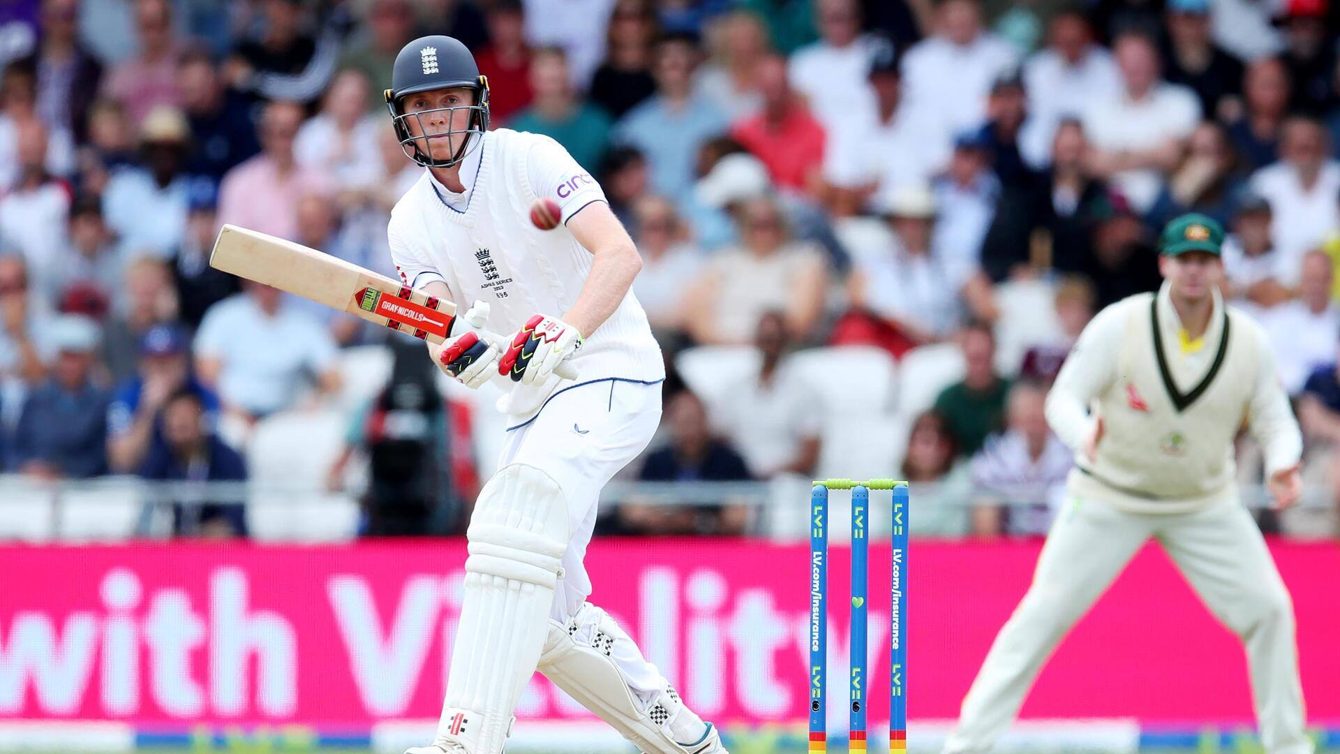 एशेज सीरीज 2025-26: जैक क्रॉली एडिलेड टेस्ट में शतक चूके, जानिए उनके आंकड़े