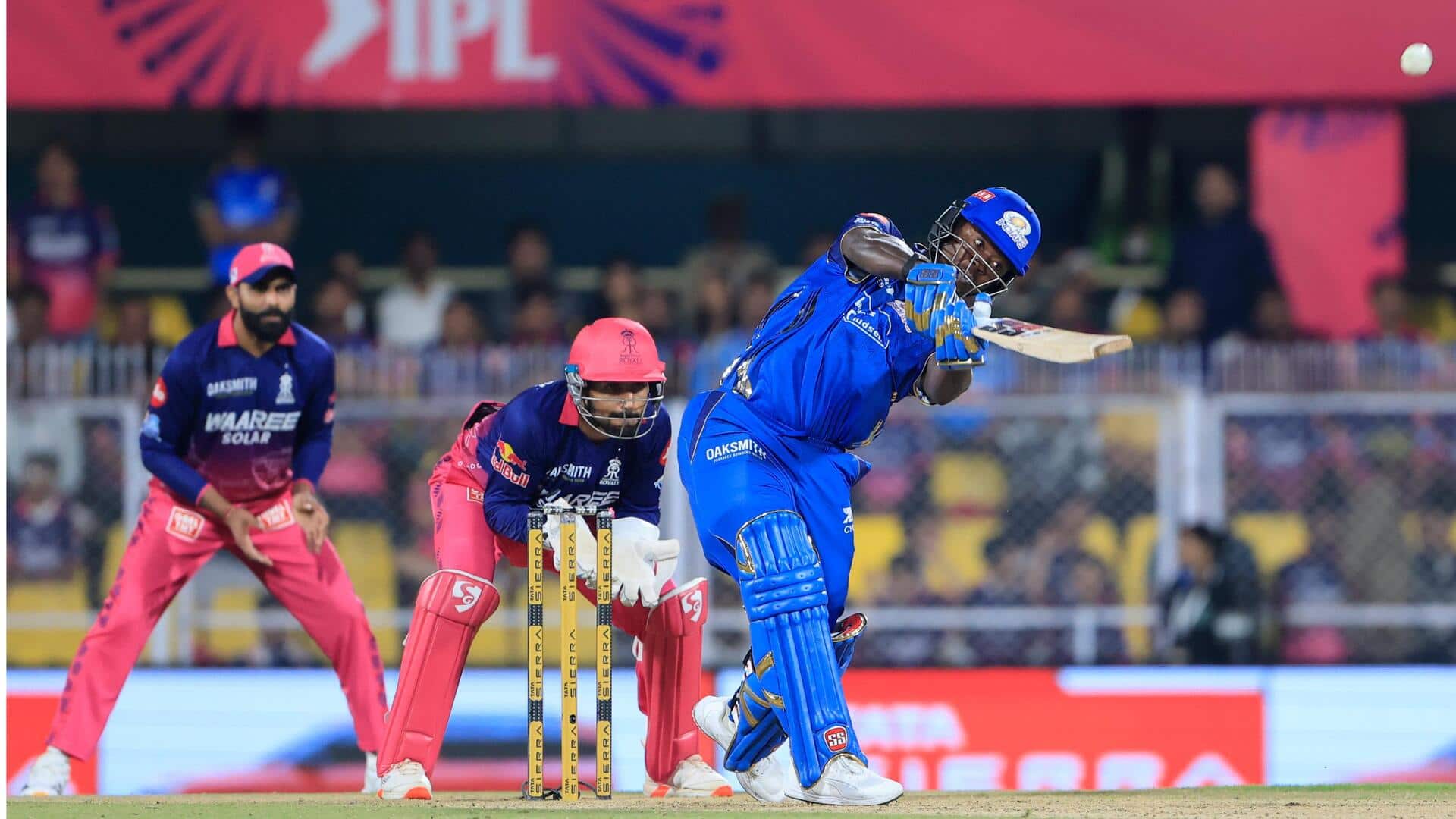 IPL 2026: RR ने MI को हराते हुए लगातार तीसरी जीत दर्ज की, ये बने रिकॉर्ड्स