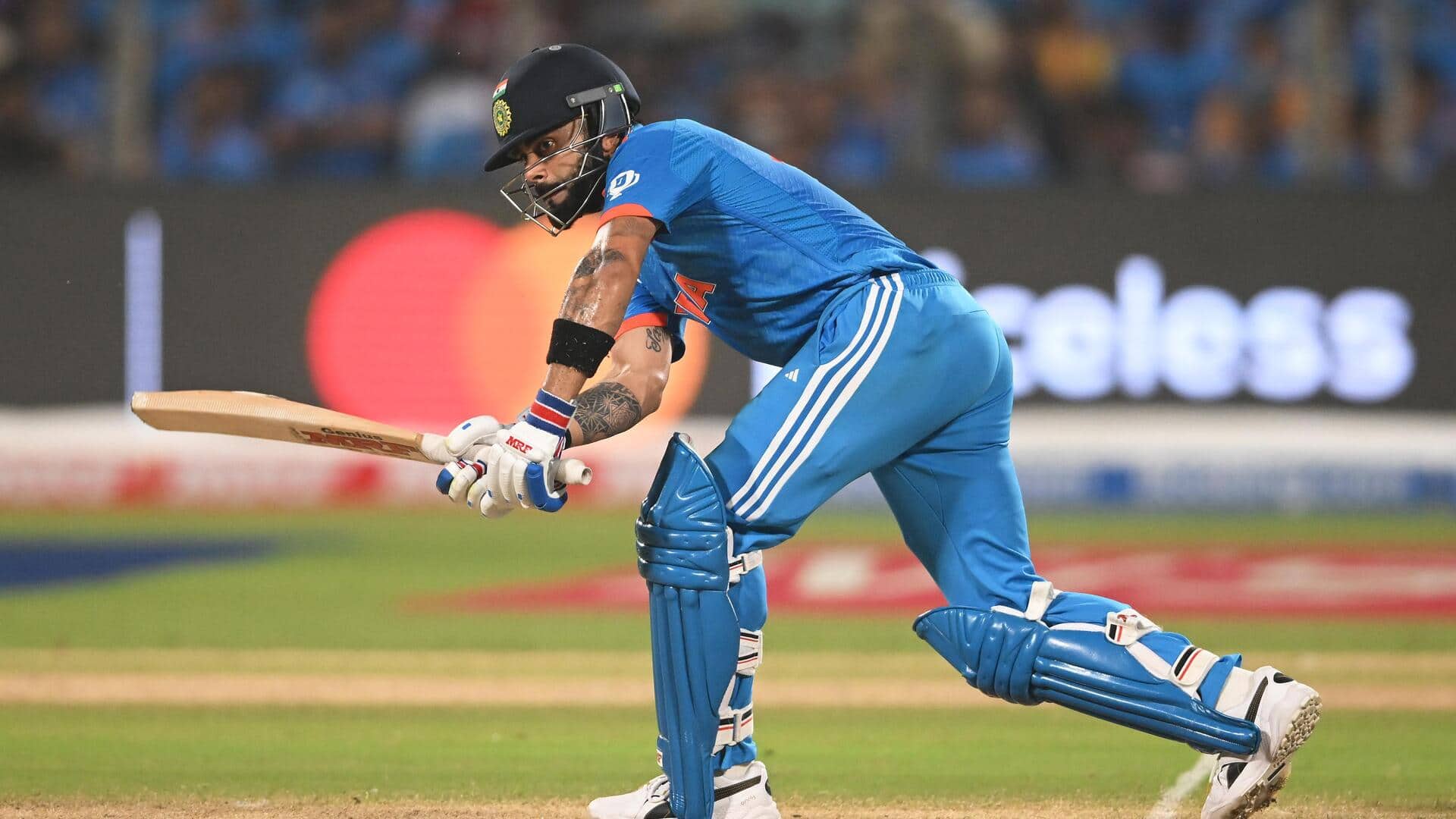 विराट कोहली के विश्व कप में नंबर-3 पर 1,000 रन पूरे, ऐसा करने वाले तीसरे बल्लेबाज
