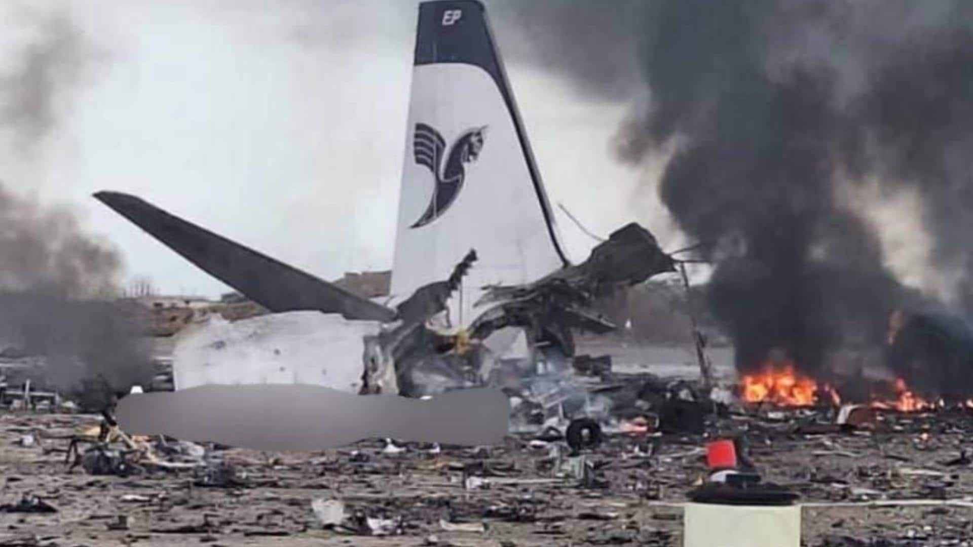 ईरान के एयरपोर्ट पर हमले से यात्री विमान नष्ट, ब्रिटेन भी भेजेगा युद्धपोत; जानिए बड़ी बातें