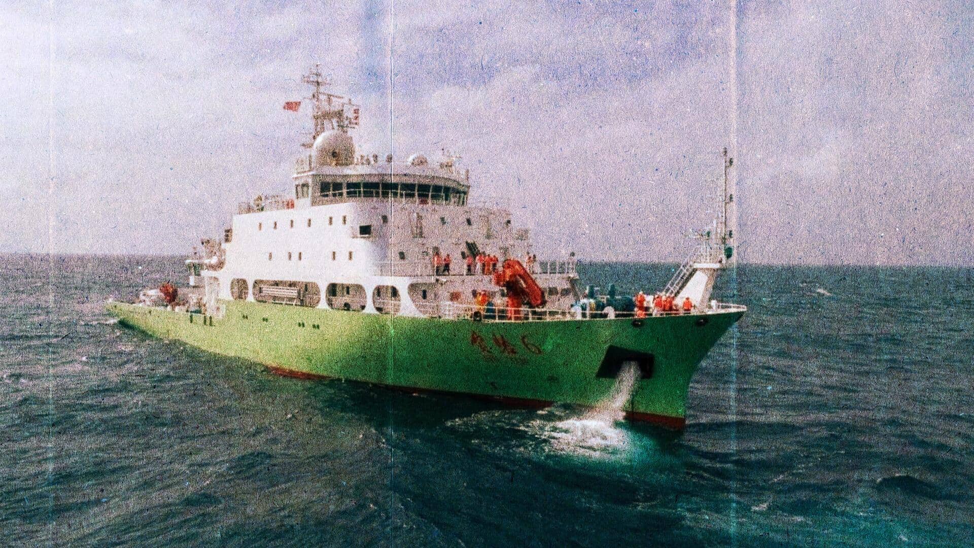 चीनी जहाज ने हिंद महासागर में किया प्रवेश, श्रीलंका ने भारत को दिए संकेत