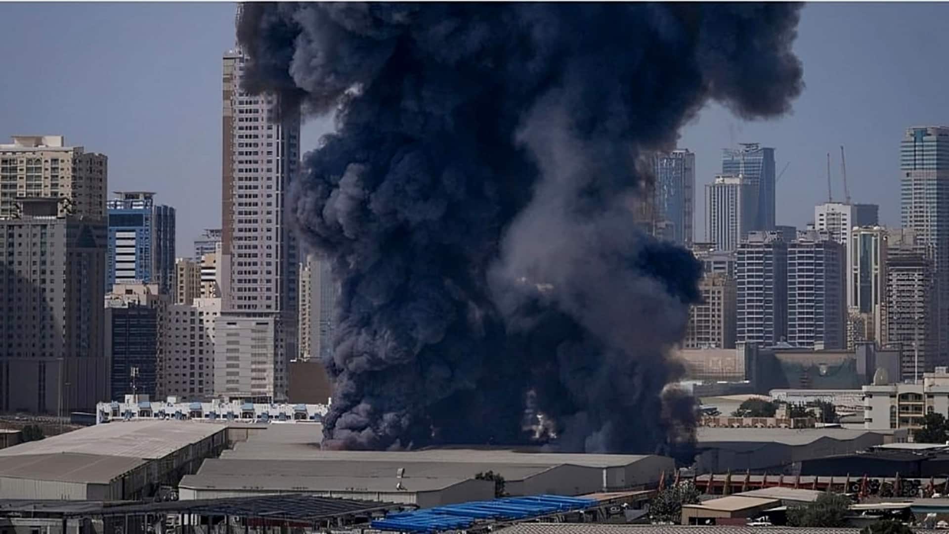 अबू धाबी के खलीफा आर्थिक क्षेत्र में बैलिस्टिक मिसाइल का मलबा गिरा, 5 भारतीय घायल