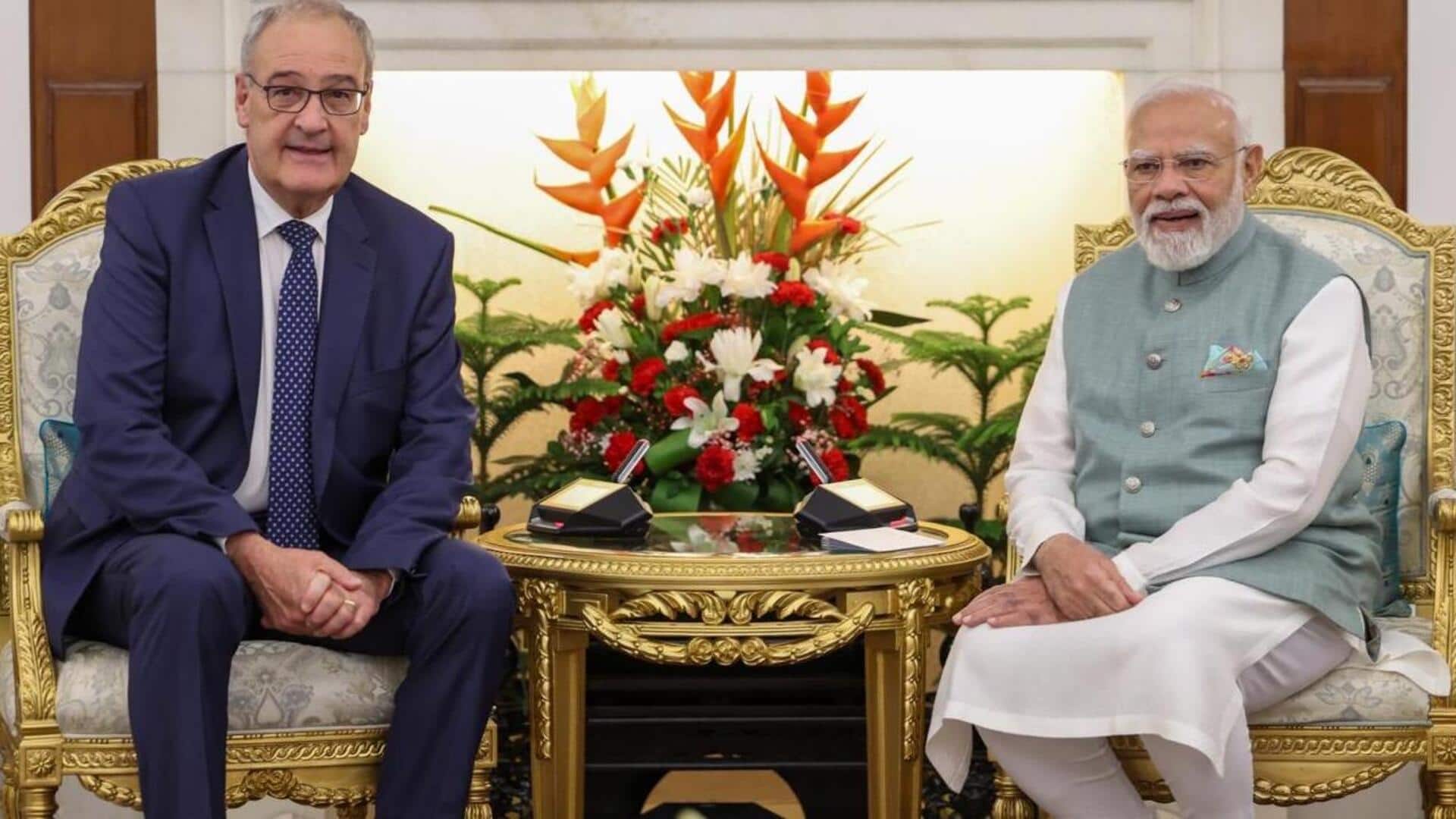 भारत और स्विट्जरलैंड के बीच 6 प्रमुख समझौते, भारत में 10 लाख नौकरियों का लक्ष्य