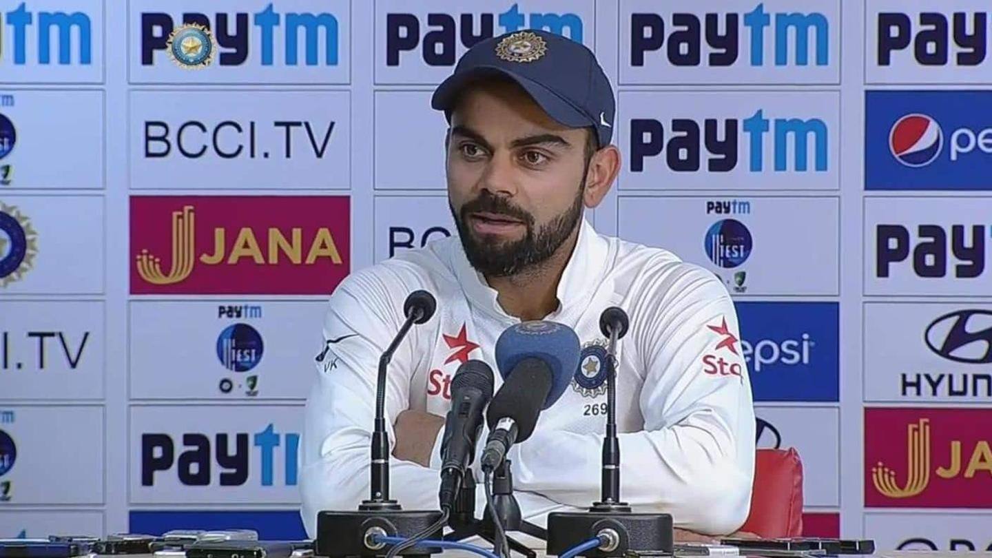 टेस्ट चैंपियनशिप और टेस्ट सीरीज के बीच का लम्बा समय होगा फायदेमंद- कोहली टेस्ट चैंपियनशिप और टेस्ट सीरीज के बीच का लम्बा समय होगा फायदेमंद- कोहली