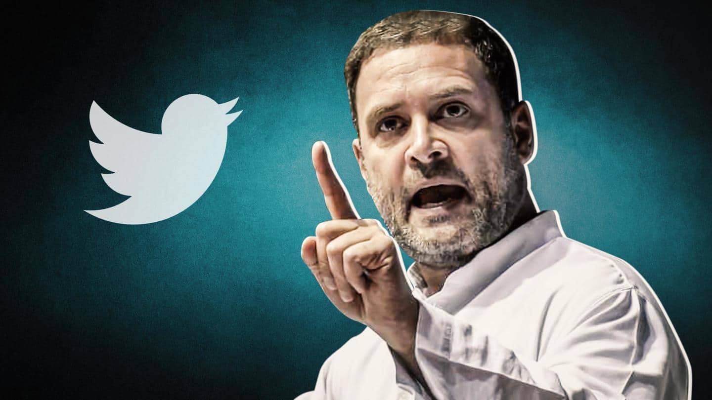 राहुल का ट्विटर पर हमला, कहा- निष्पक्ष प्लेटफॉर्म नहीं, राजनीति प्रक्रिया में दखल दे रही कंपनी