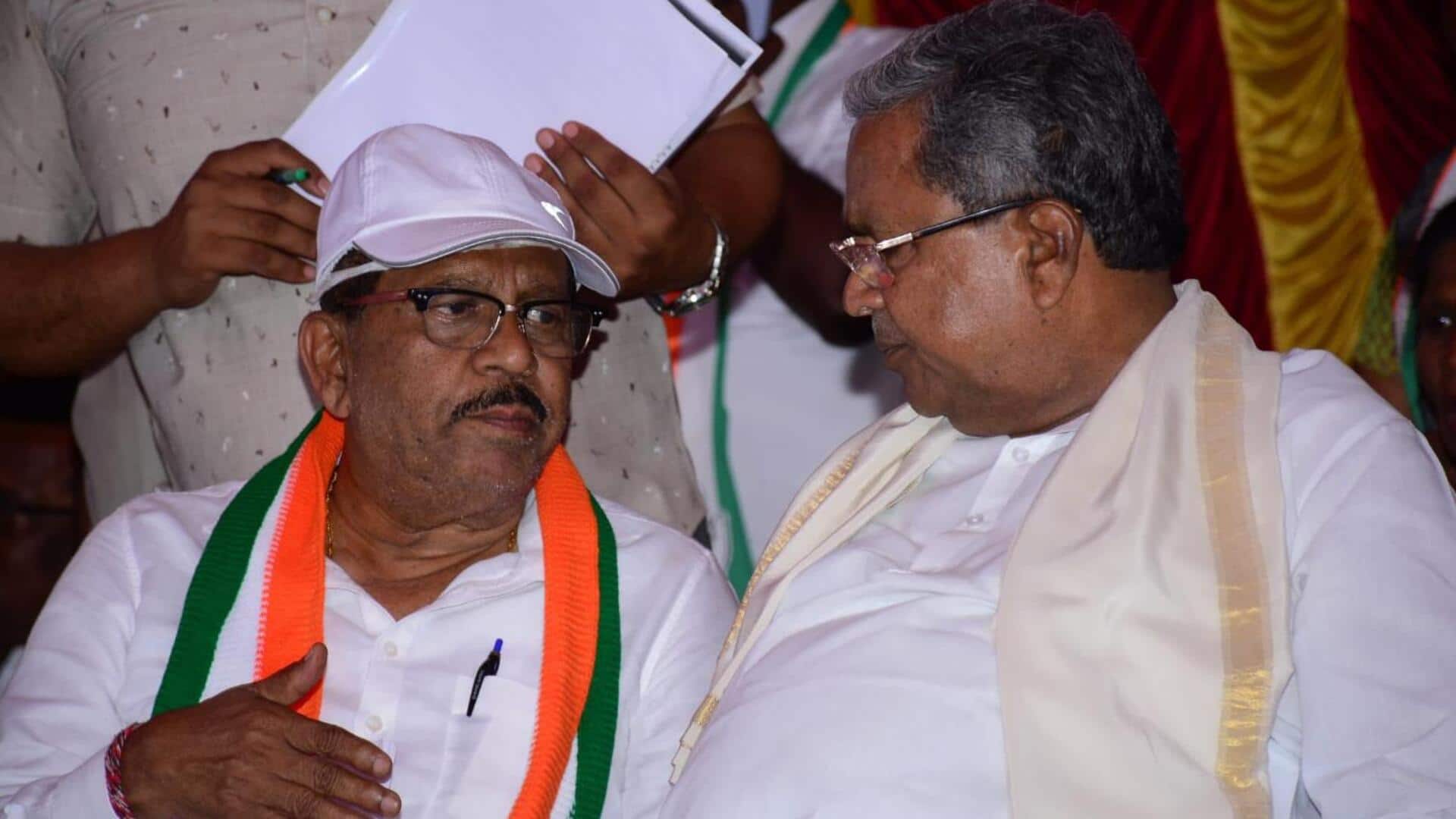 कर्नाटक चुनाव: प्रदेश कांग्रेस के पूर्व अध्यक्ष जी परमेश्वरा अपनी सीट पर जीते