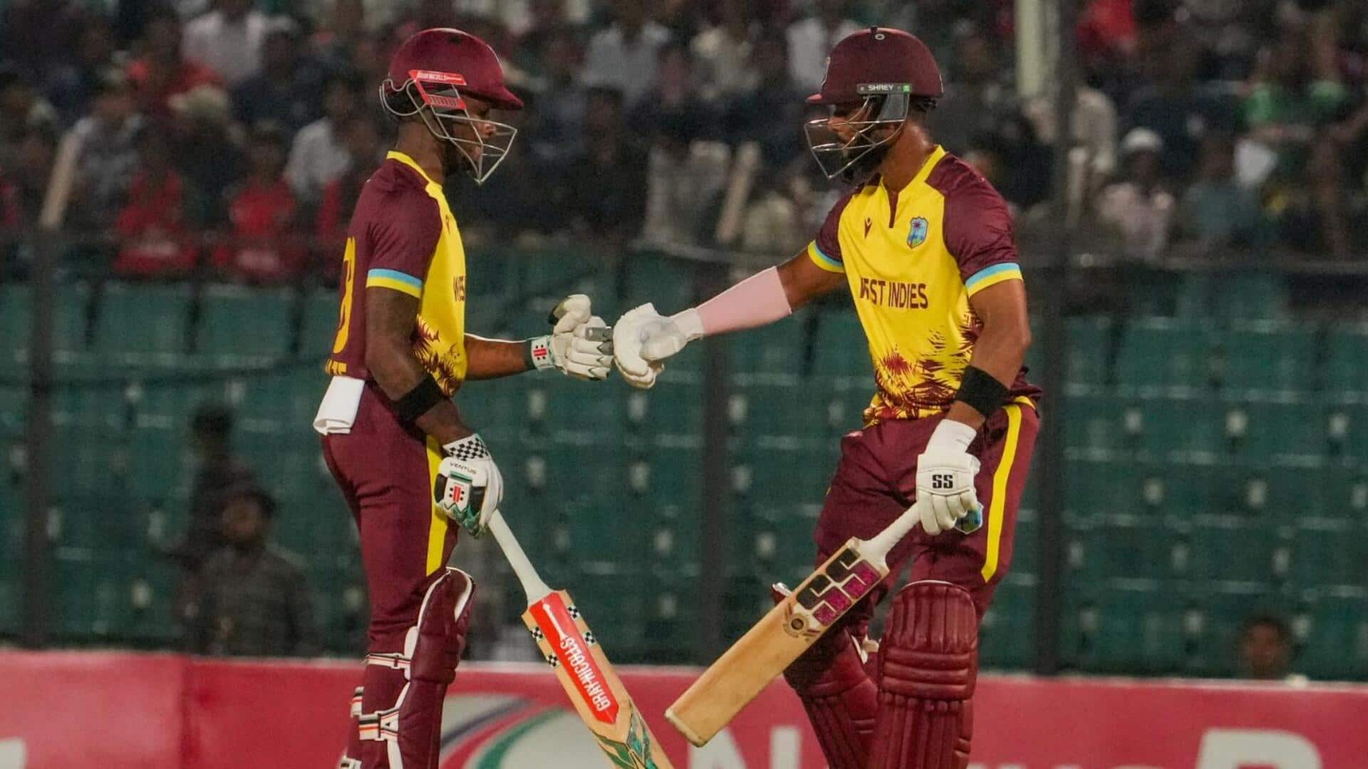 वेस्टइंडीज ने दूसरे टी-20 मैच में बांग्लादेश को हराया, सीरीज में बनाई अजेय बढ़त