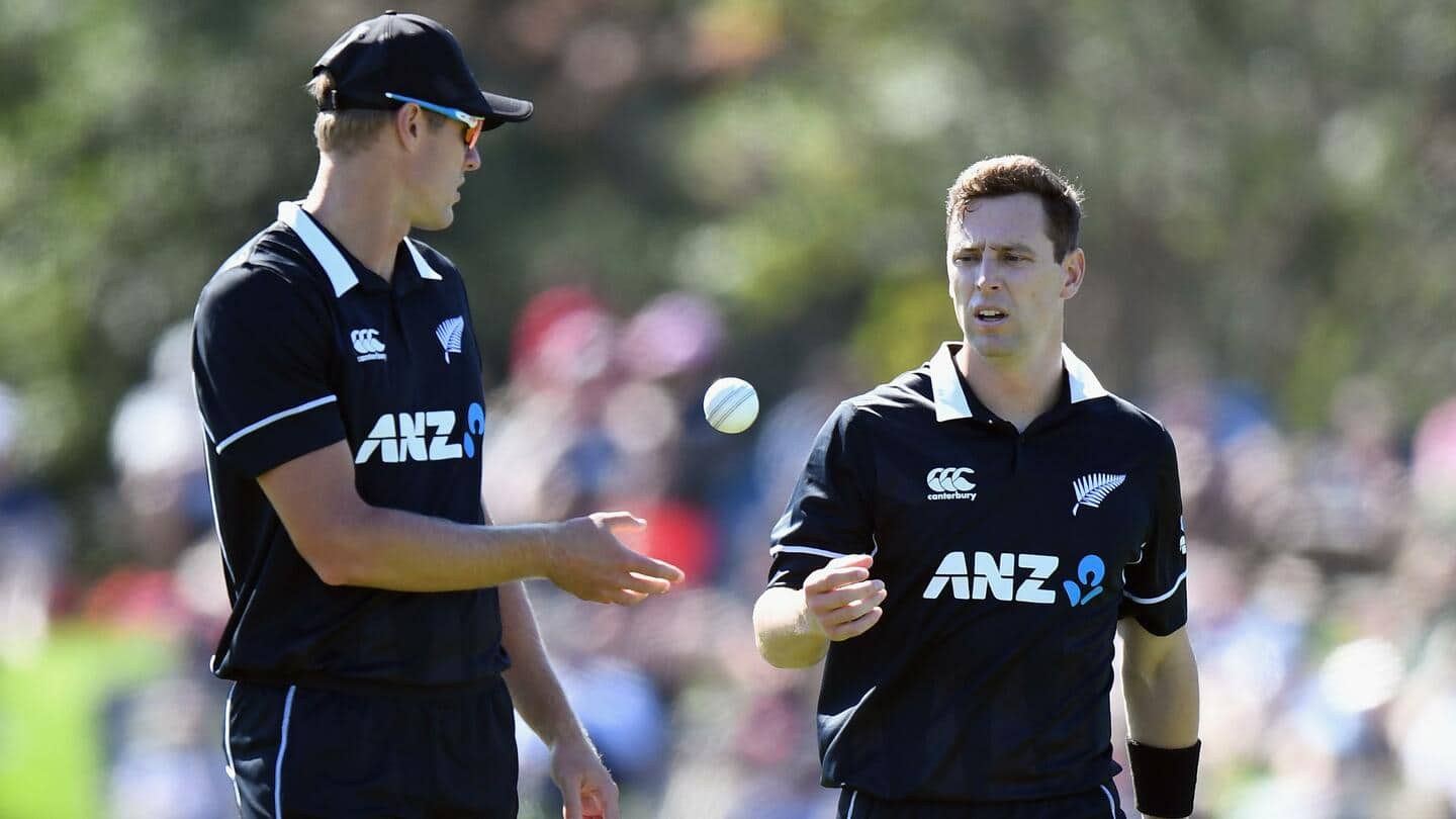 न्यूजीलैंड के तेज गेंदबाज मैट हेनरी भारत और पाकिस्तान के खिलाफ वनडे सीरीज हुए बाहर