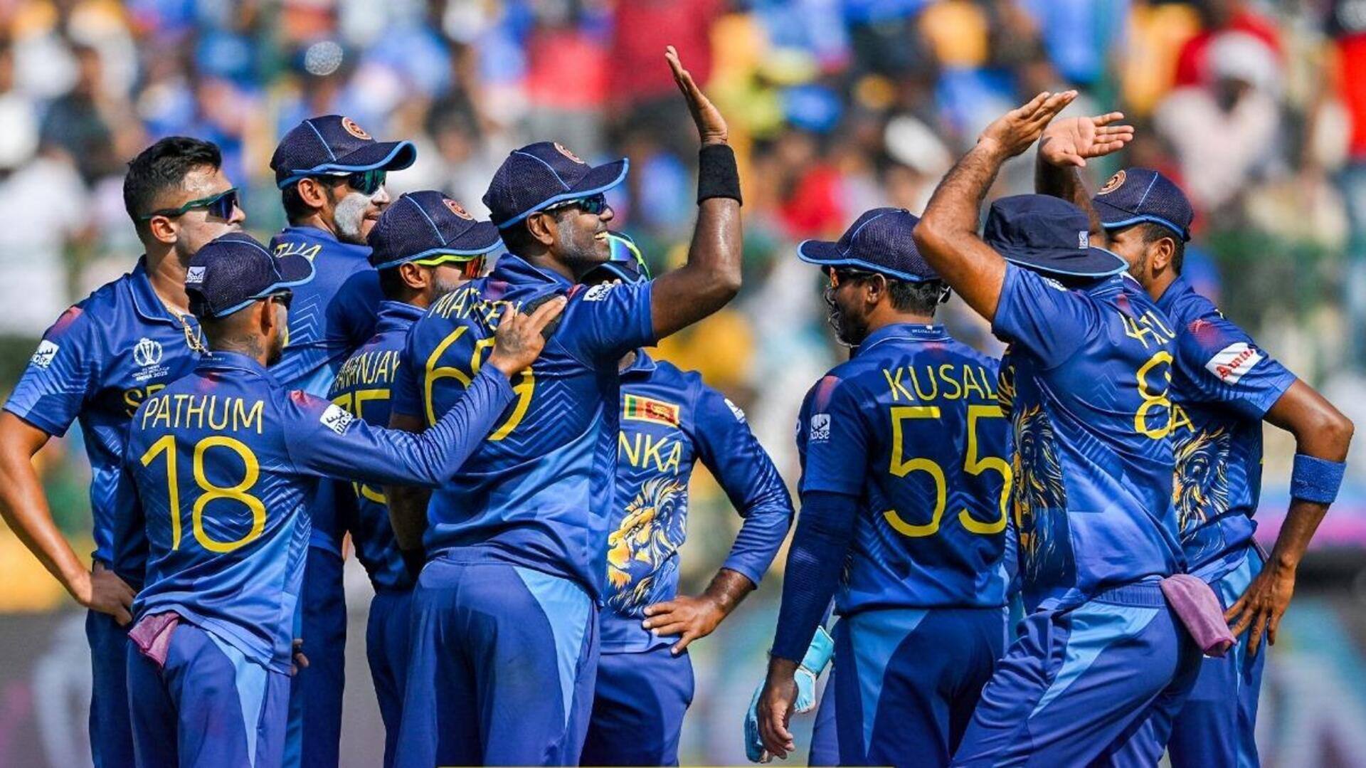 श्रीलंका ने इंग्लैंड को लगातार 5वें वनडे विश्व कप में हराया, हासिल की दूसरी बड़ी जीत