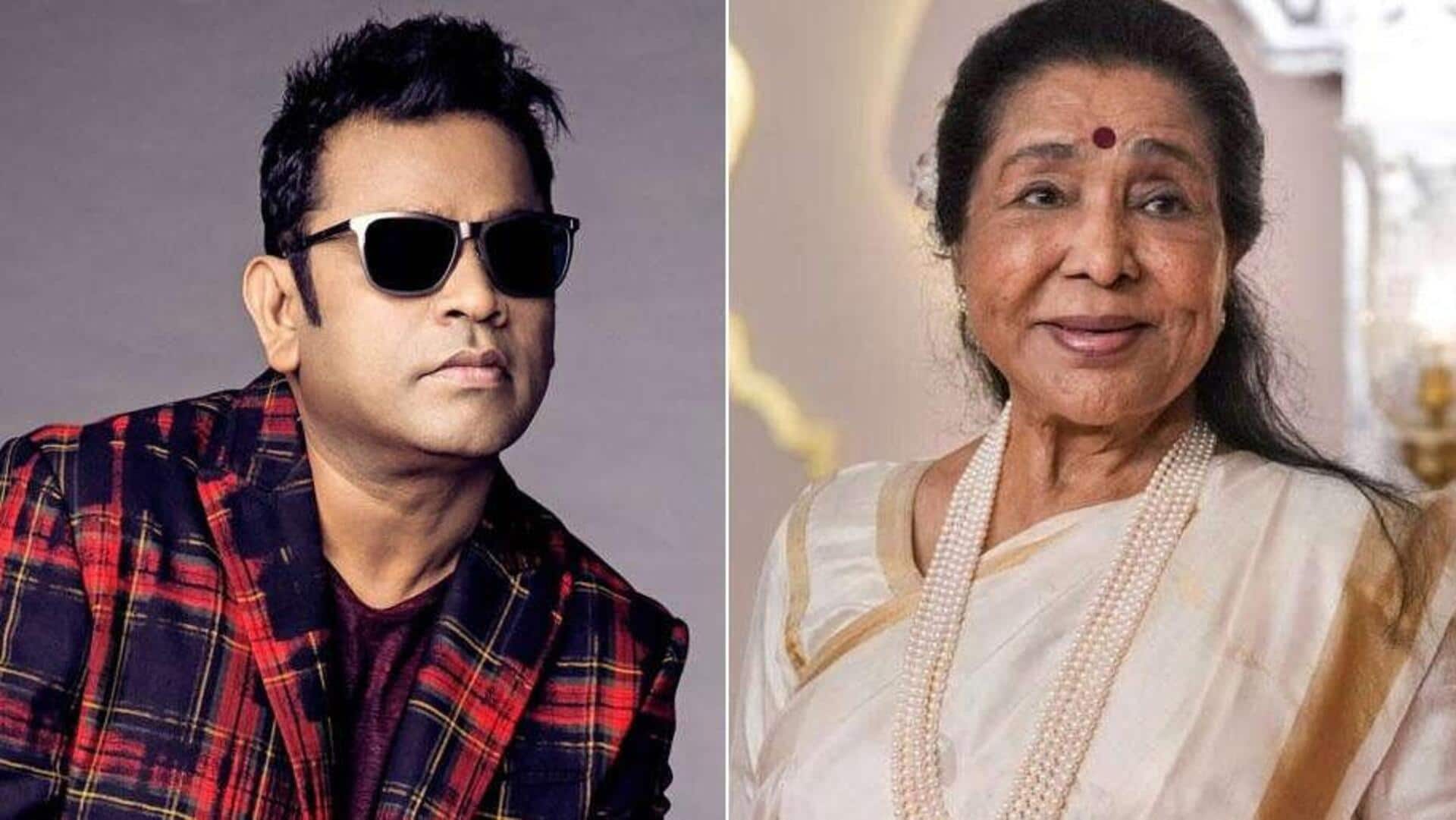 एआर रहमान ने आशा भोसले को दी श्रद्धांजलि, साझा किया आखिरी रिकॉर्ड गाने का टीजर