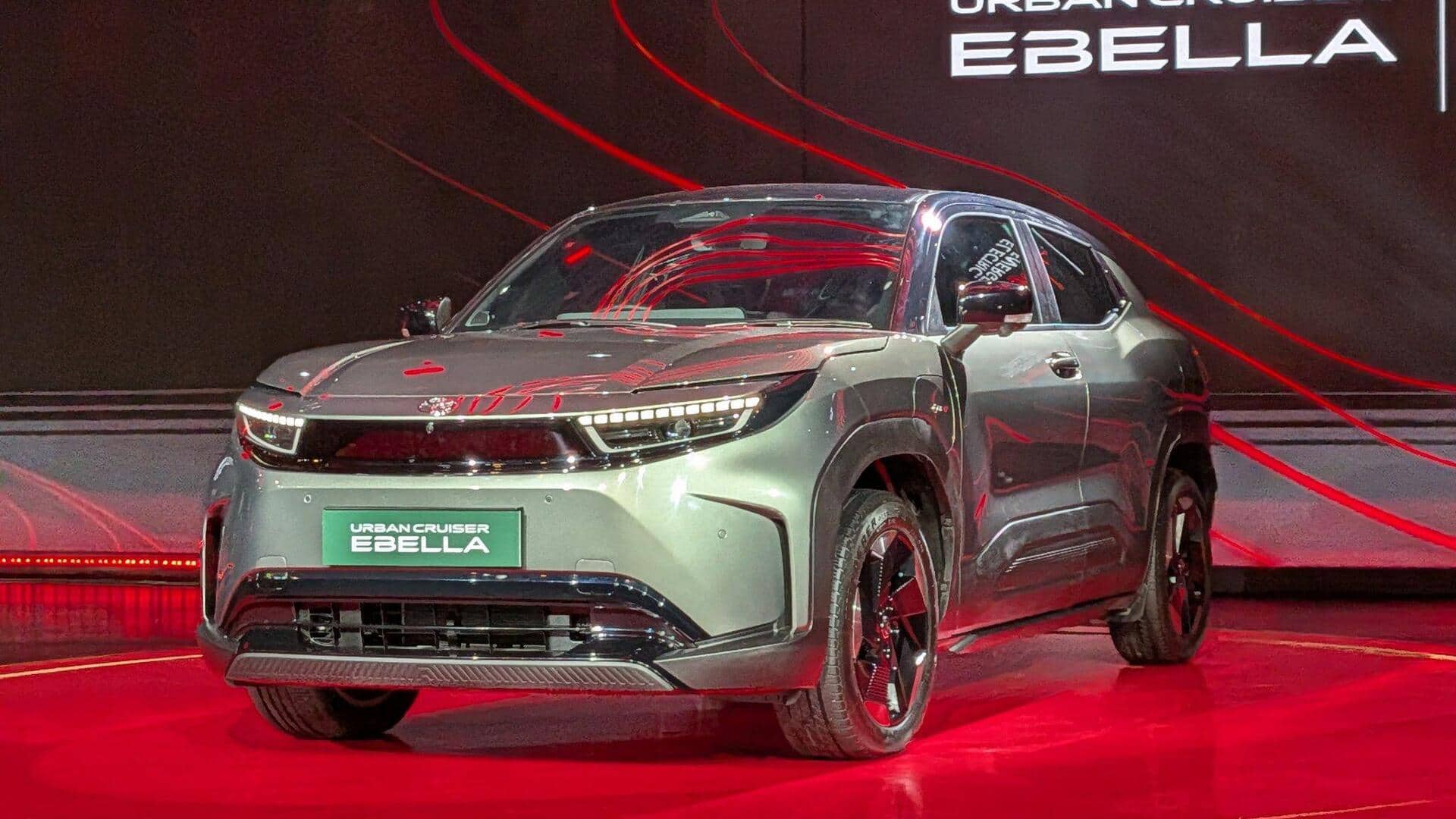 टोयोटा ने पहली इलेक्ट्रिक कार अर्बन क्रूजर एबेला से उठाया पर्दा, जानिए कितनी देगी रेंज