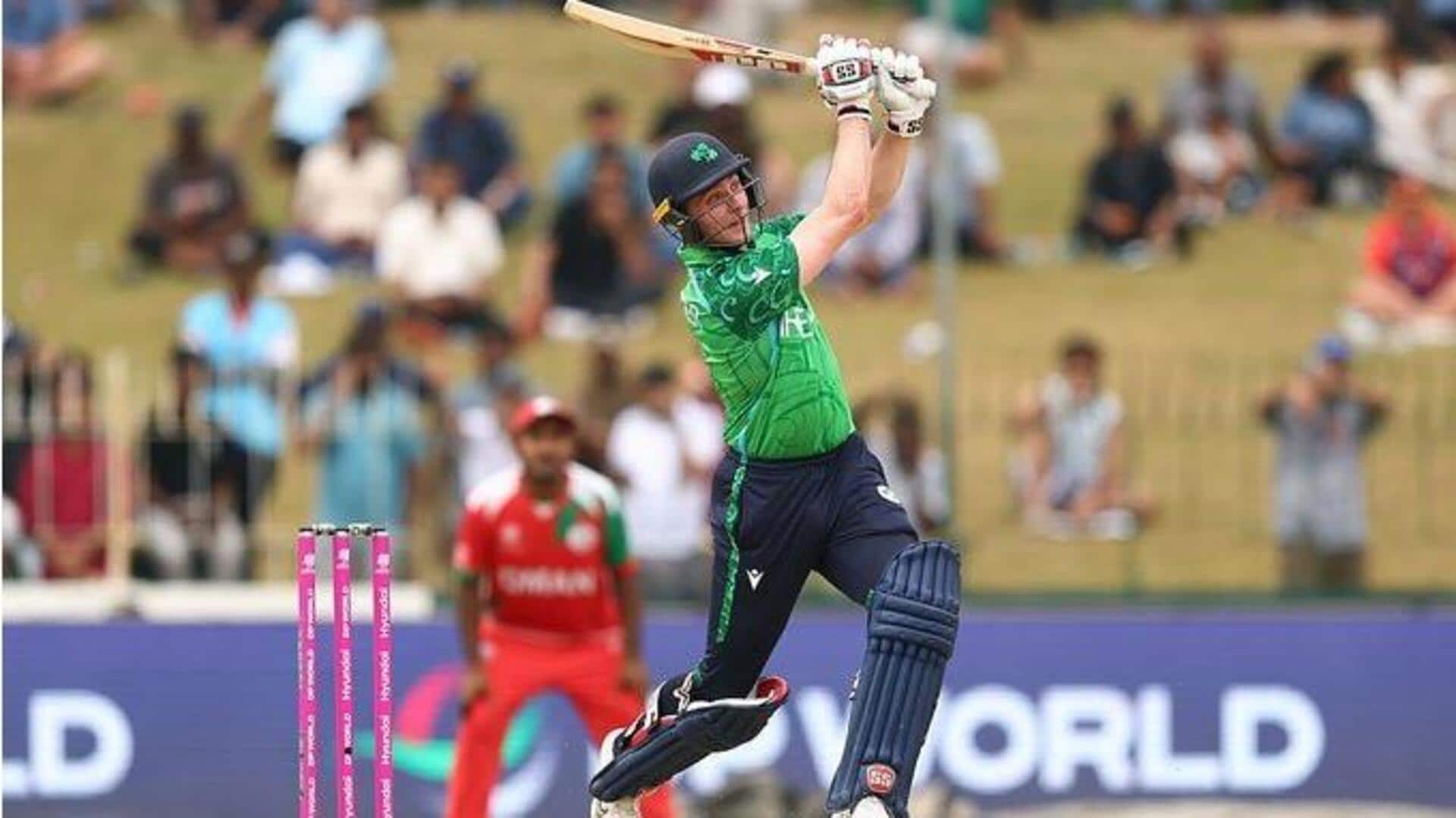 टी-20 विश्व कप 2026: लोरकन टकर ने आयरलैंड के लिए खेली सर्वोच्च व्यक्तिगत पारी, बनाए रिकॉर्ड्स