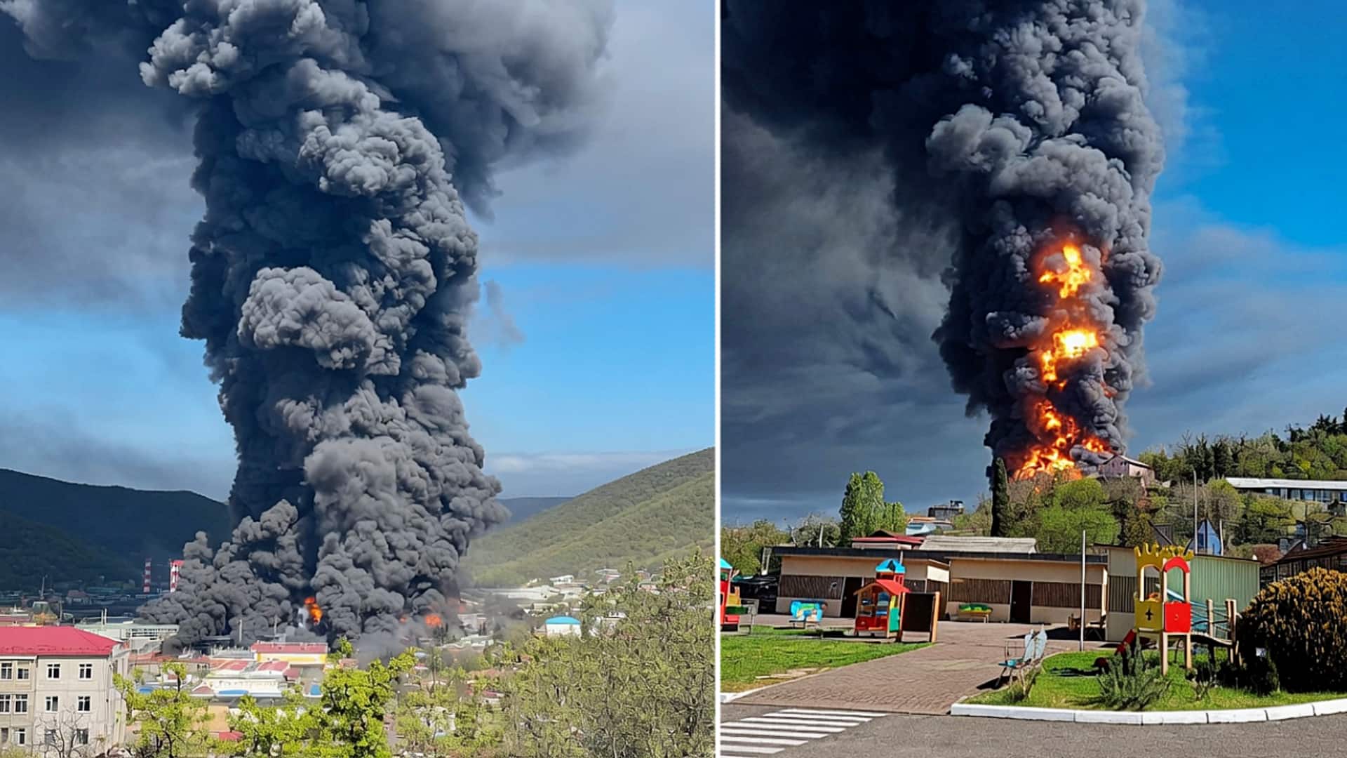 यूक्रेन ने रूस की तुआपसे तेल रिफाइनरी पर फिर किया ड्रोन हमला, भीषण आग लगी