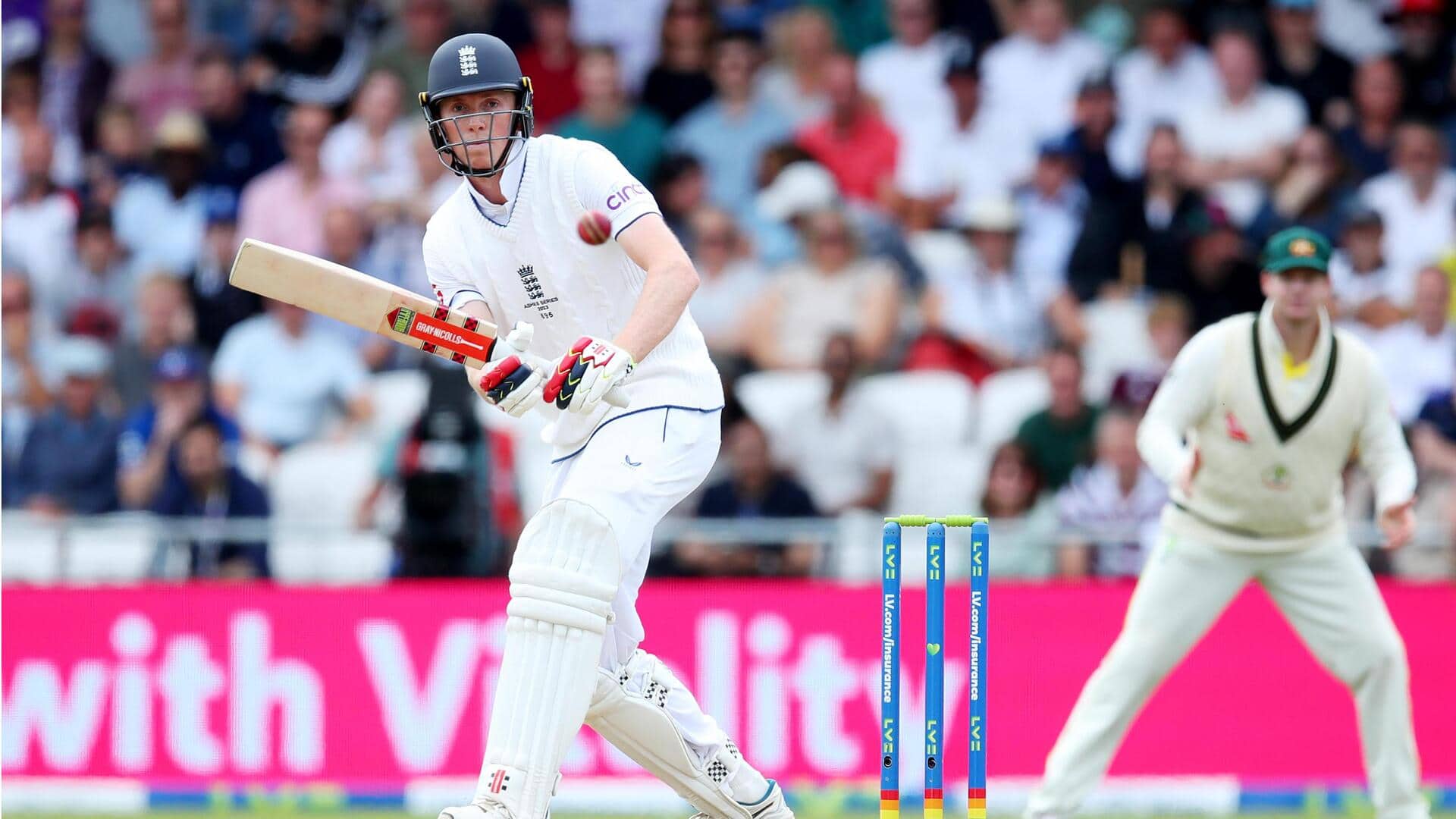 गाबा टेस्ट: जैक क्रॉली ने अपने टेस्ट करियर का 20वां अर्धशतक लगाया, जानिए उनके आंकड़े