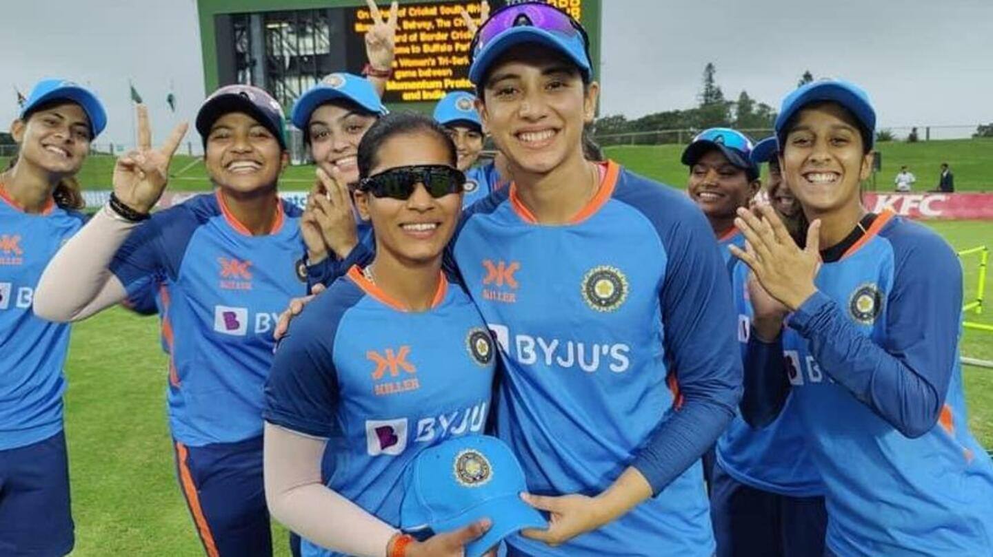 भारतीय महिला टीम ने दक्षिण अफ्रीका को 27 रन से हराया, डेब्यू मैच में छाई अमनजोत