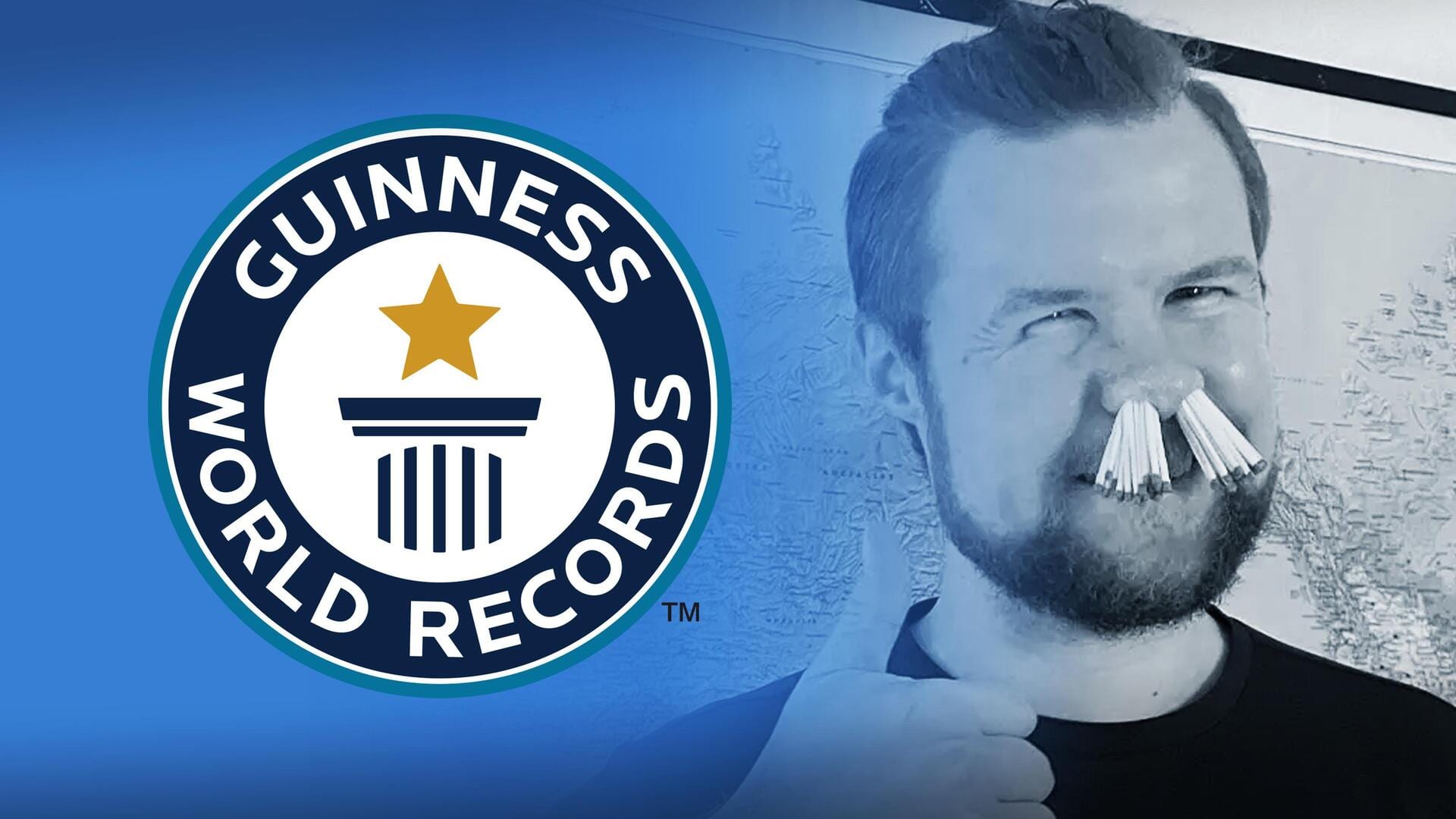 डेनमार्क: विश्व रिकॉर्ड बनाने के लिए व्यक्ति ने माचिस की तीलियों से भर लिया नाक