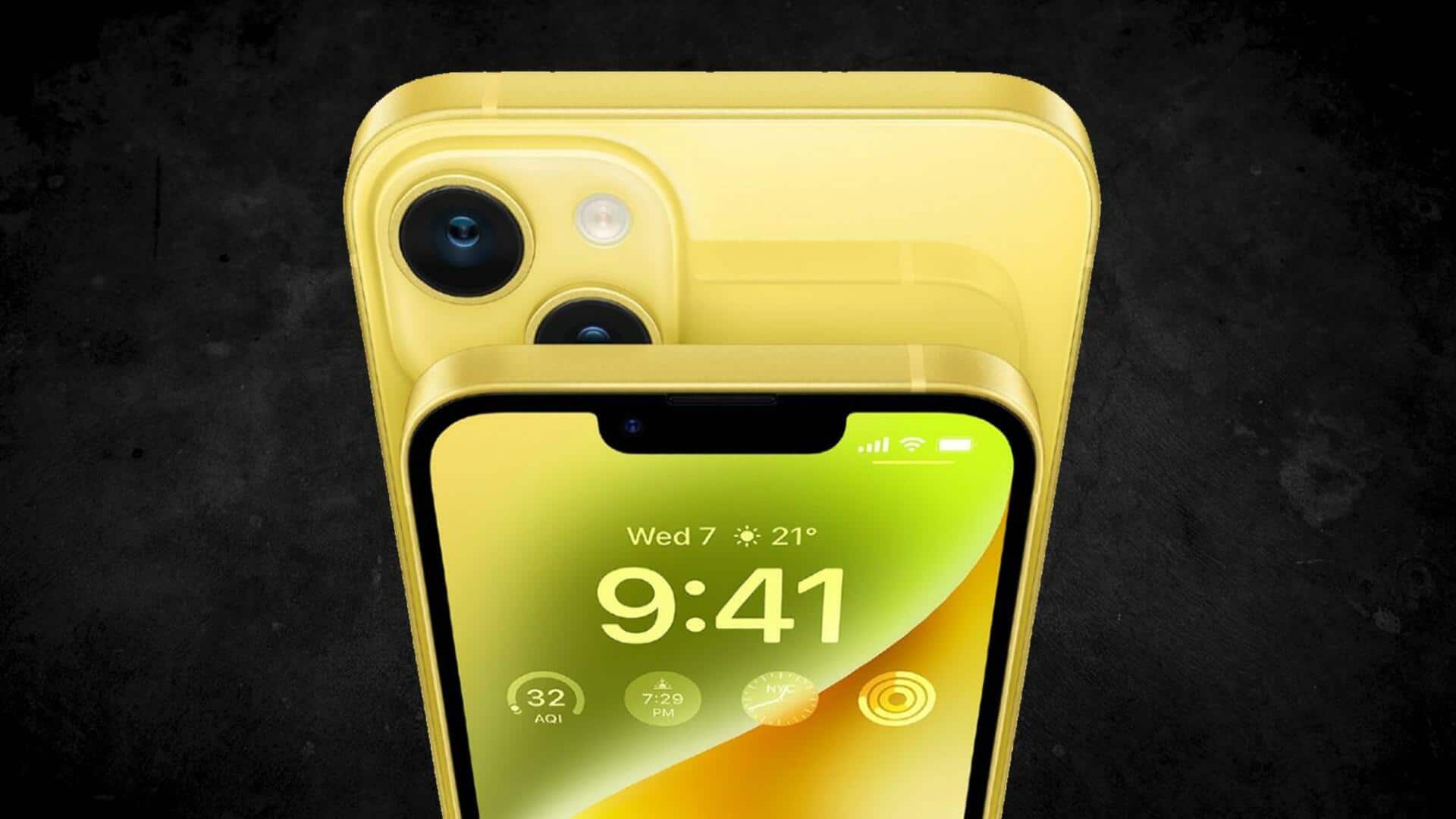 आईफोन 14 और 14 प्लस के पीले वेरिएंट की बिक्री भारत में शुरू, जानिए कीमत
