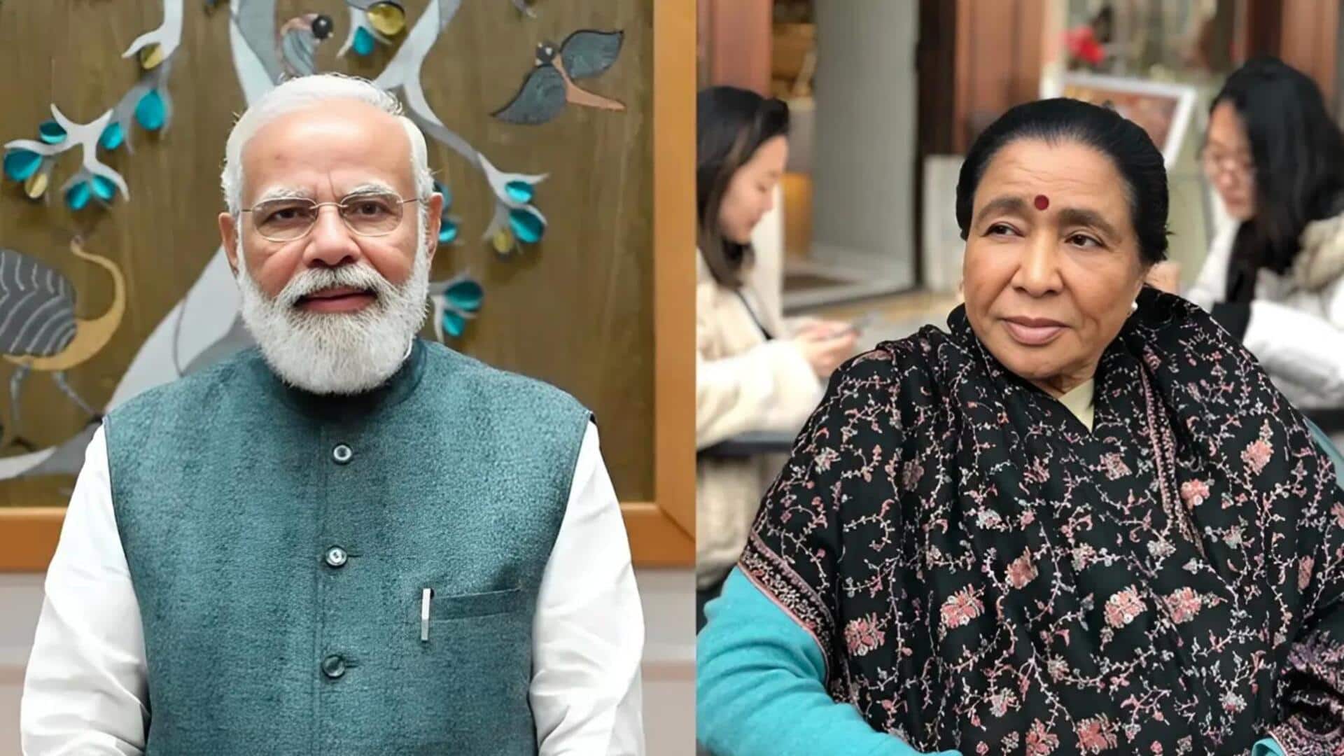 आशा भोसले की सेहत पर प्रधानमंत्री मोदी ने जताई चिंता, की जल्द स्वस्थ होने की कामना