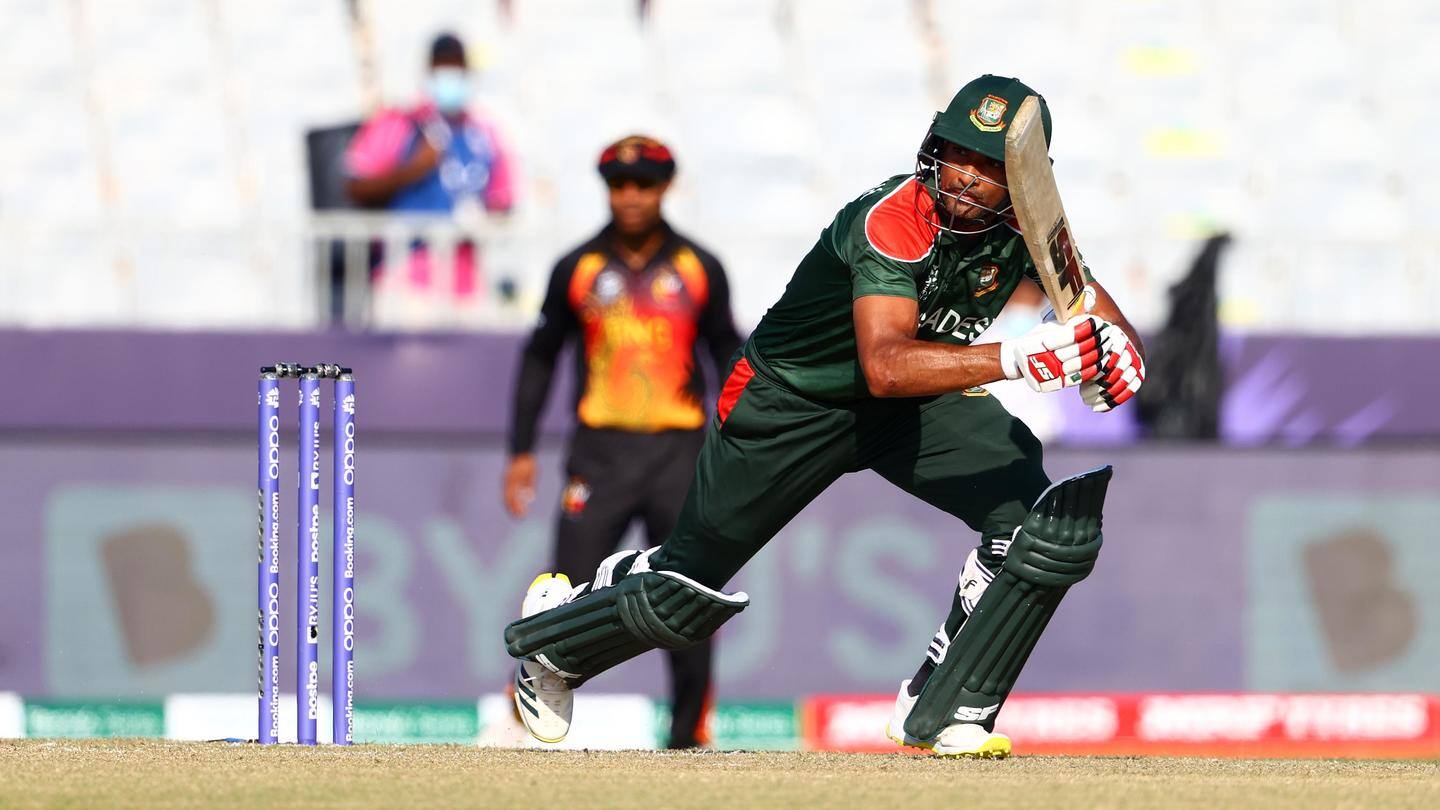 टी-20 विश्व कप, राउंड-1: बांग्लादेश ने PNG को 84 रनों से हराया, बने ये रिकॉर्ड्स