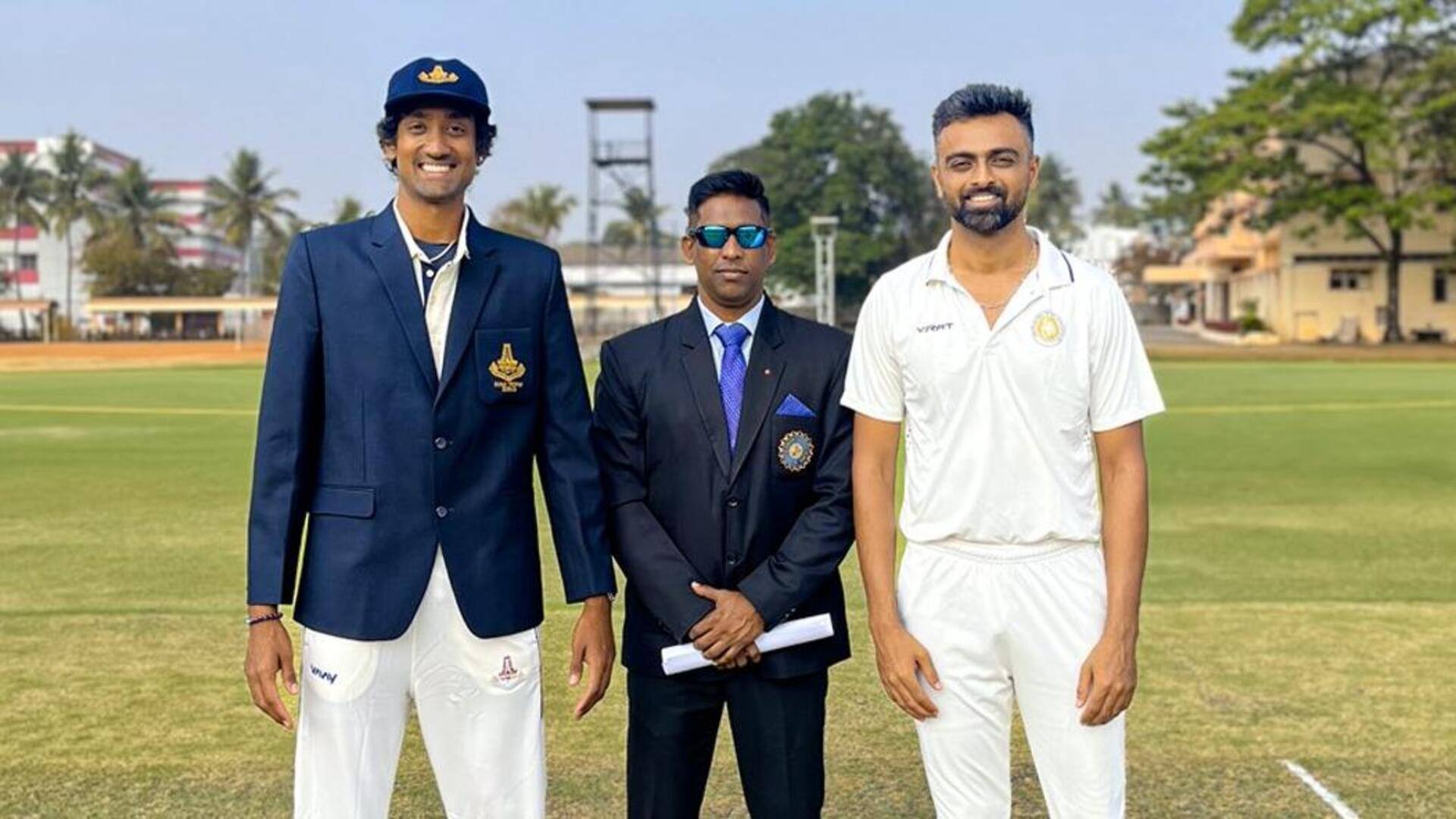 रणजी ट्रॉफी 2023-24: शाई किशोर ने लिए 5 विकेट, रोचक रहा क्वार्टर फाइनल का पहला दिन