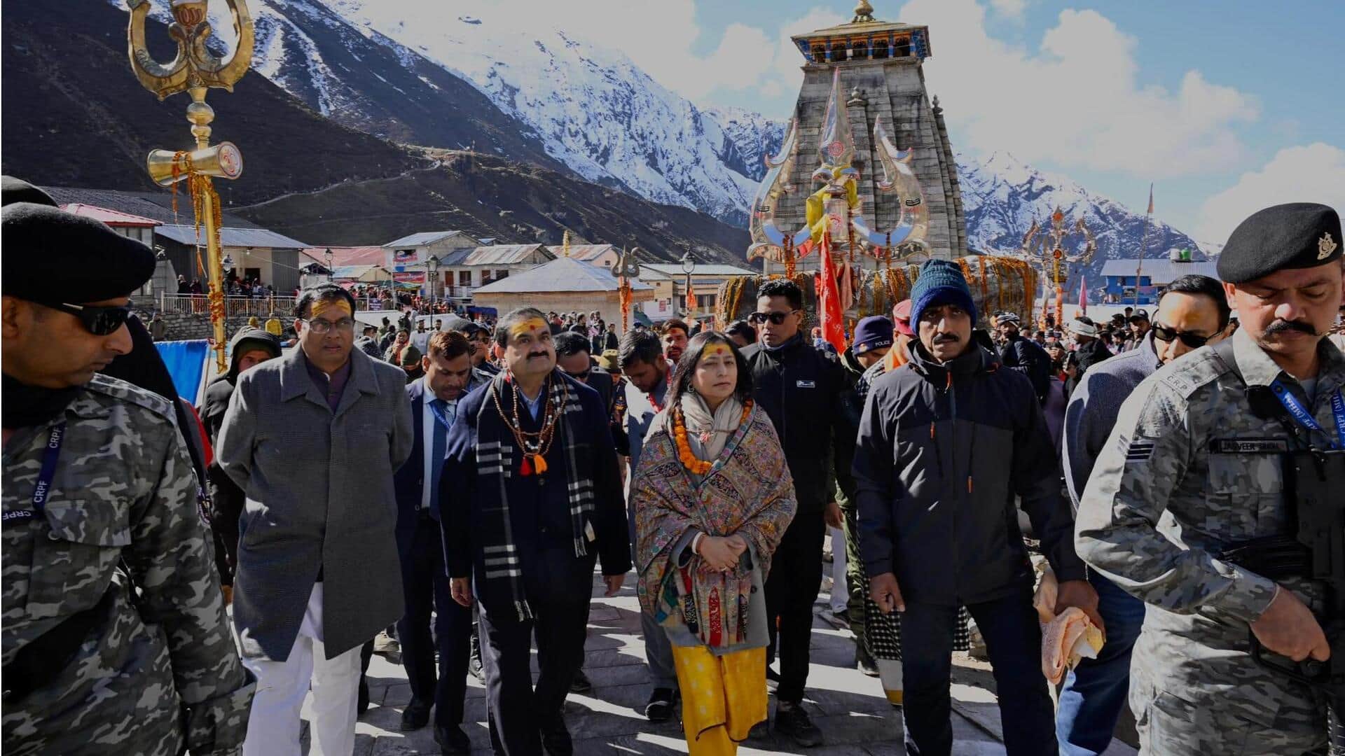 केदारनाथ धाम पहुंचे गौतम अडाणी; VIP कल्चर को लेकर तीर्थ पुरोहितों का फूटा गुस्सा, हुई नारेबाजी