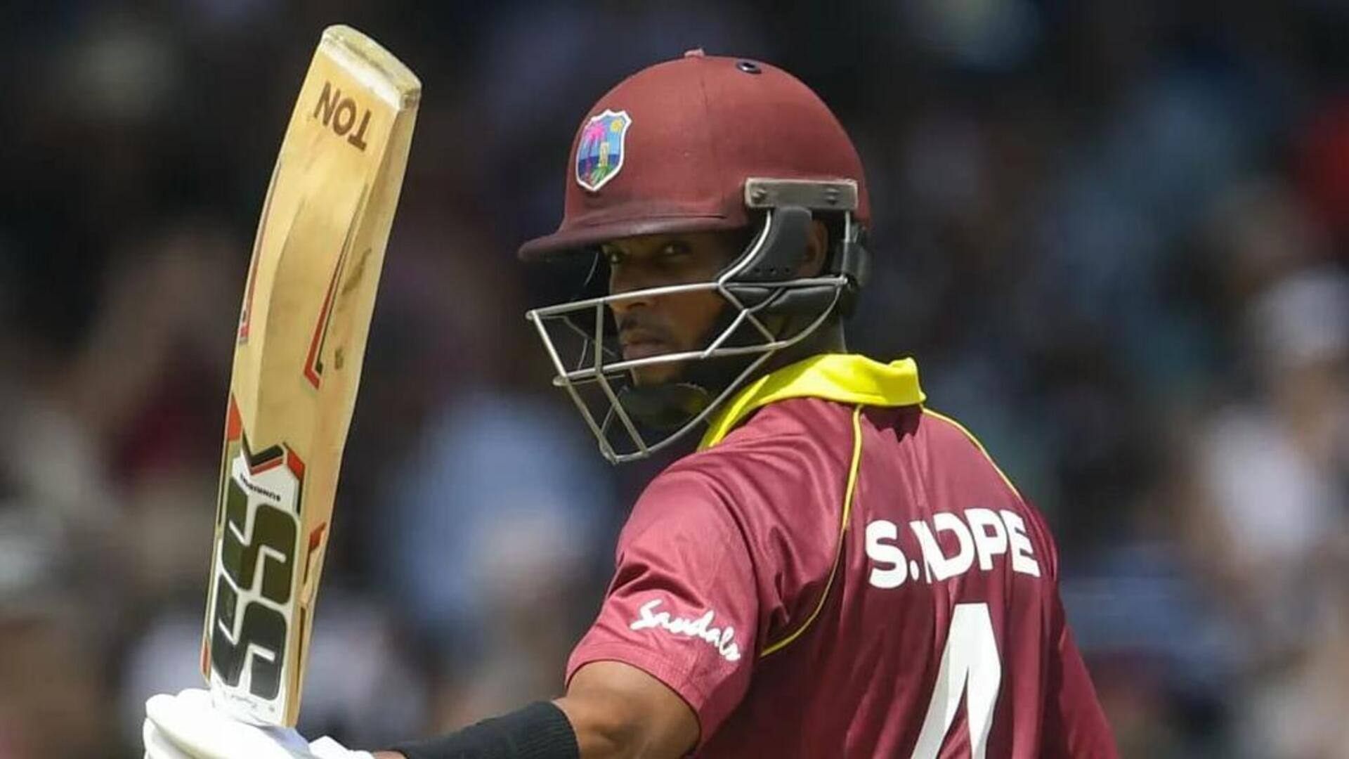 विश्व कप क्वालीफायर्स 2023: वेस्टइंडीज के कप्तान शाई होप ने वनडे में पूरे किए 4,500 रन 