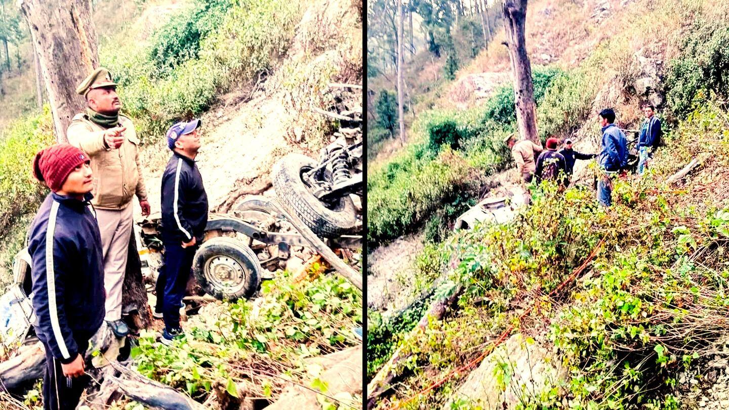 उत्तराखंड: चंपावत में खाई में गिरी जीप; 13 बारातियों की मौत, तीन अन्य घायल