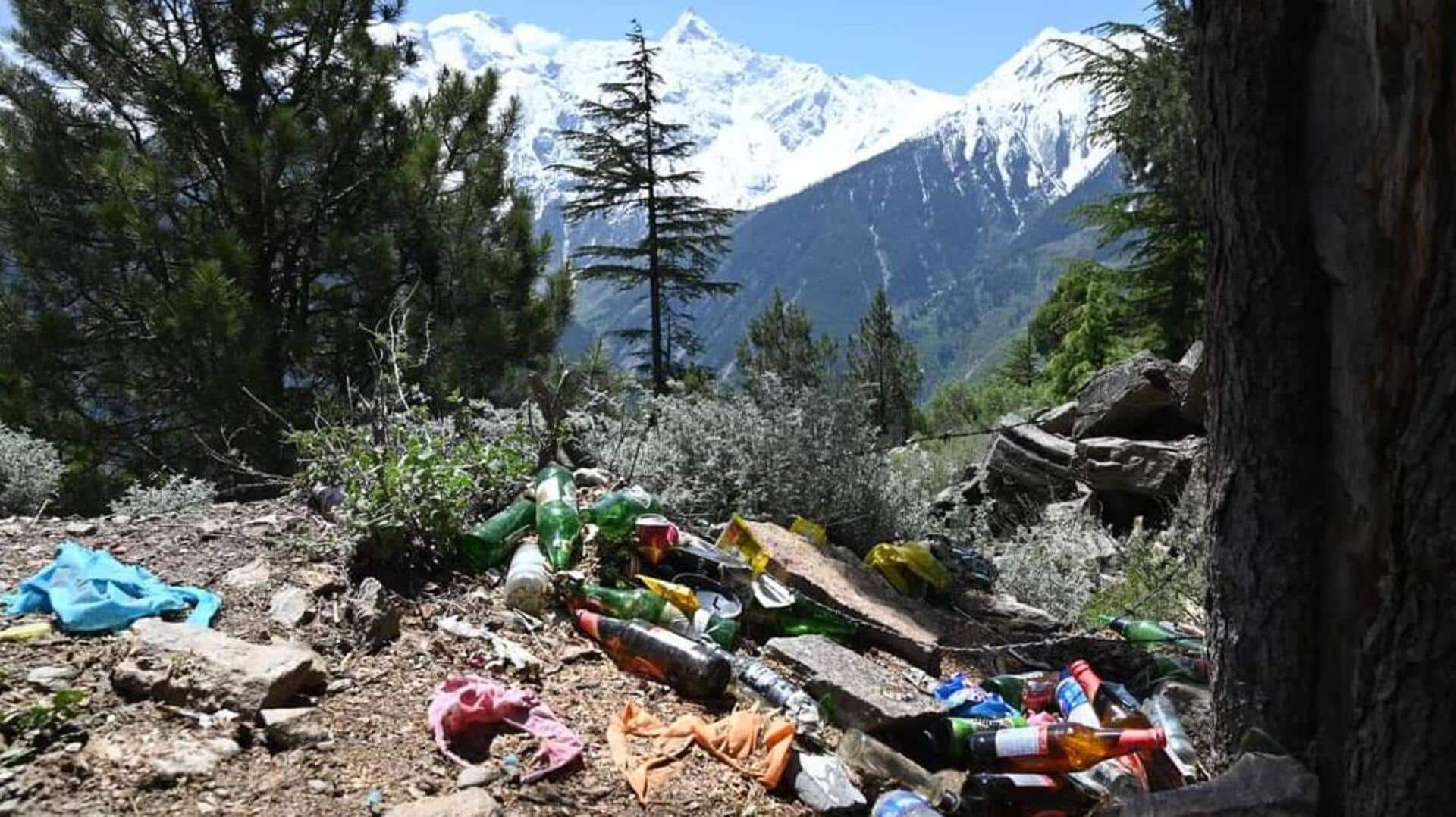 उत्तराखंड: नैनीताल में पर्यटकों ने मचाया कचरा, सफाई अभियान में मिलीं शराब की हजारों खाली बोतलें