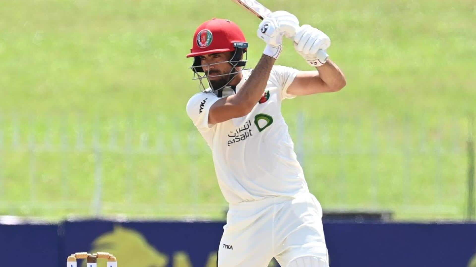 अफगानिस्तान बनाम श्रीलंका: इब्राहिम जादरान ने टेस्ट करियर का पहला शतक लगाया, जानिए आंकड़े 