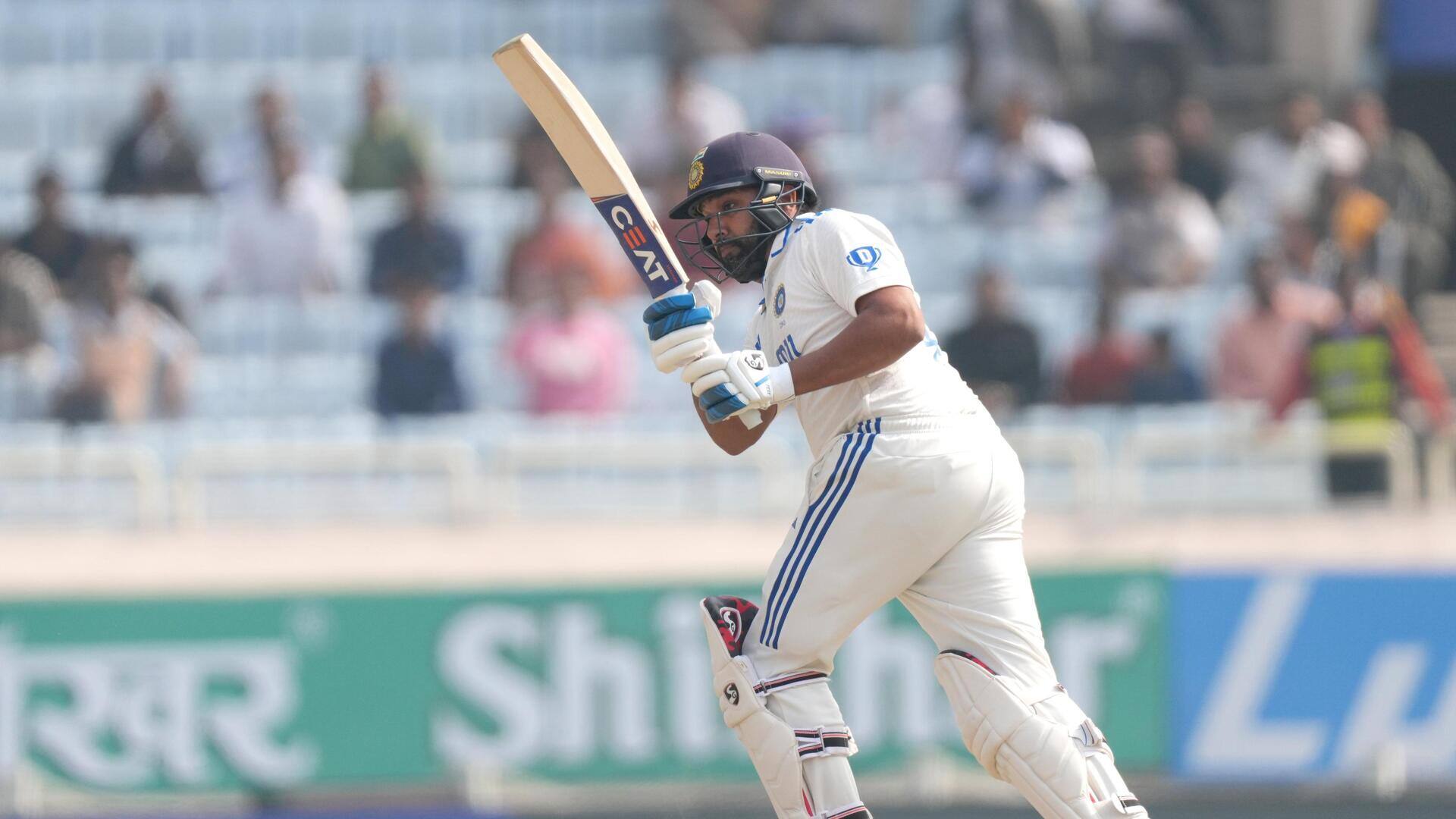 भारत बनाम इंग्लैंड: रोहित शर्मा ने लगाया अर्धशतक, पूरे किए अपने 9,000 प्रथम श्रेणी रन