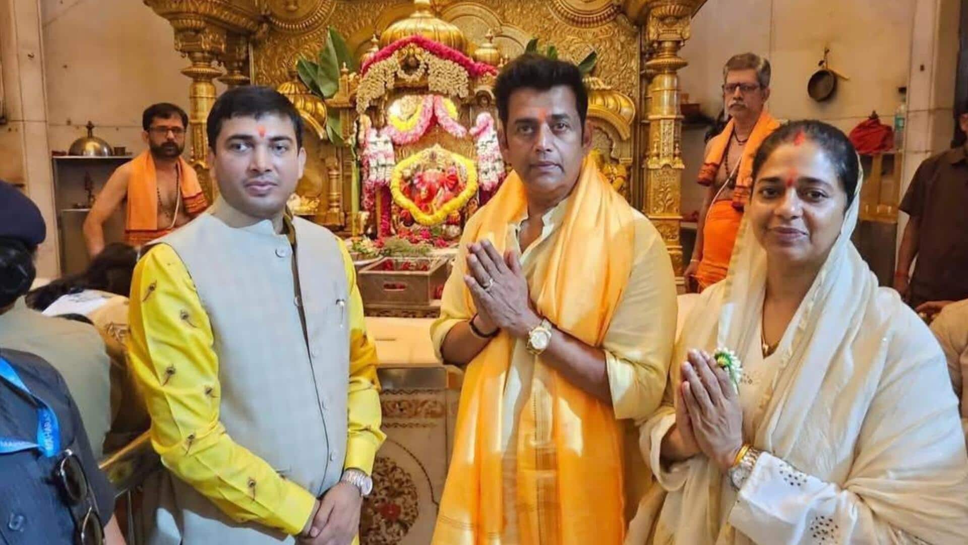 रवि किशन ने दिव्यांग बच्चों के साथ मनाया अपना जन्मदिन, सिद्धिविनायक मंदिर में भी की पूजा-अर्चना 