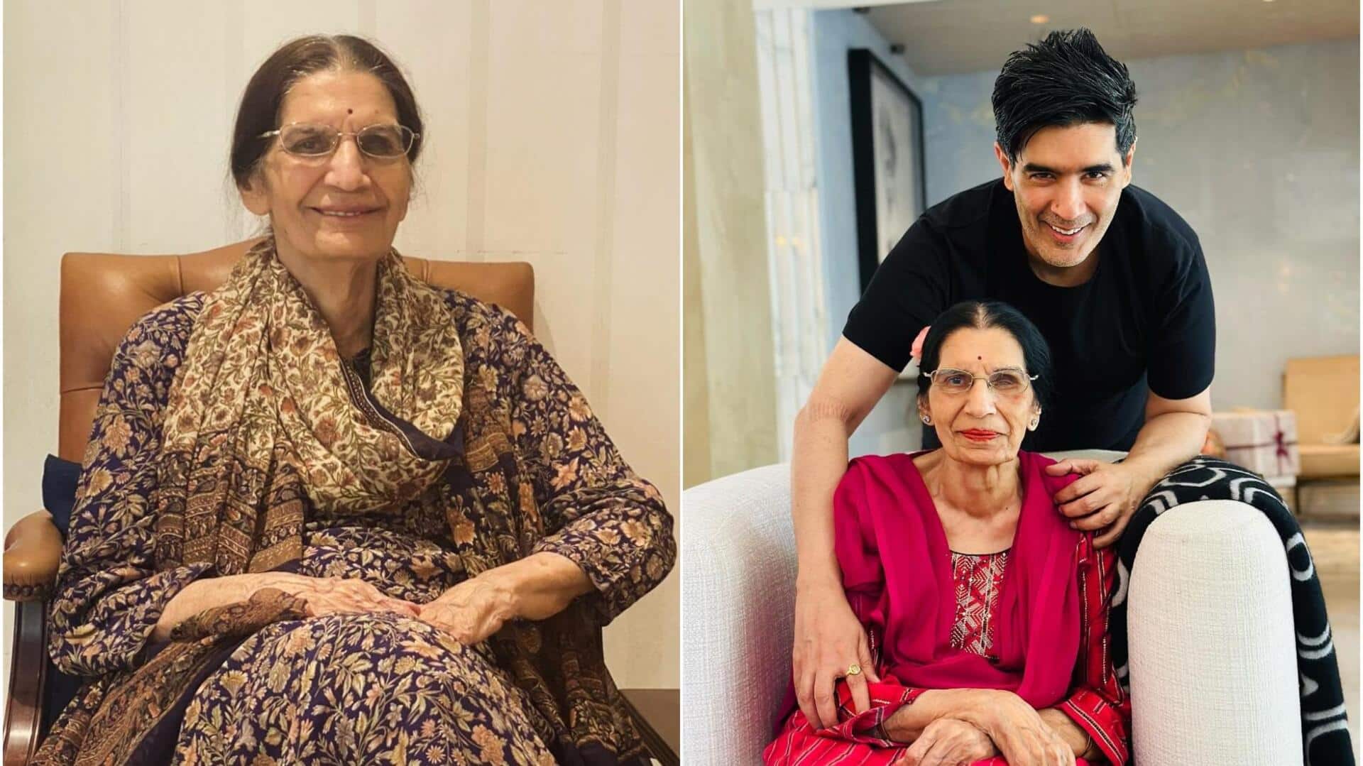 मनीष मल्होत्रा ने मां की याद में भावुक पोस्ट साझा किया, सितारों ने दिया दिलासा