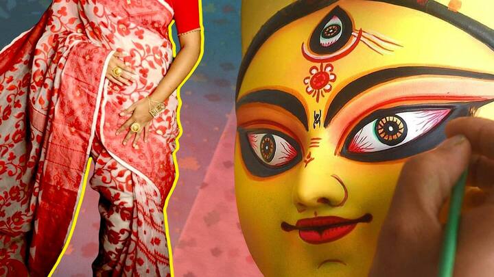 दुर्गा पूजा के दौरान महिलाओं को पहननी चाहिए ये पारंपरिक बंगाली साड़ियां, लगेंगी बहुत ही खूबसूरत
