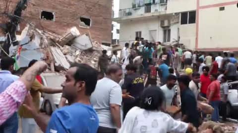 दिल्ली के सत्य निकेतन में इमारत गिरी, कई लोगों के दबे होने की आशंका