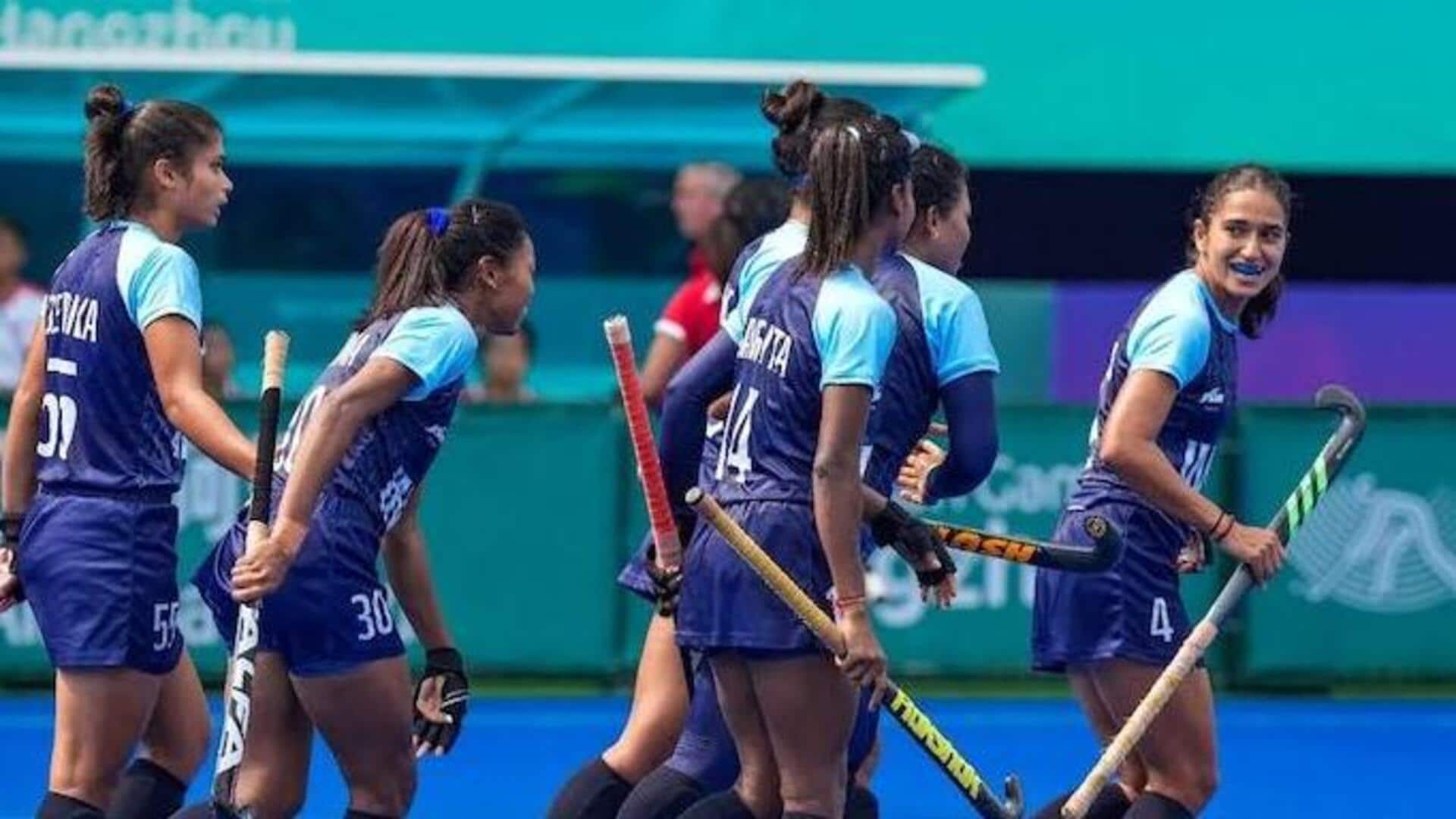 एशियाई खेल 2023: भारतीय महिला हॉकी टीम को चीन के हाथों सेमीफाइनल में मिली शिकस्त 