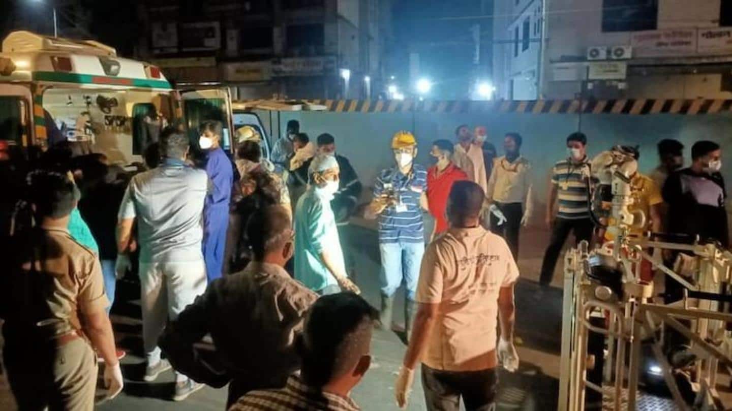 मुंबई: मॉल में बने कोरोना अस्पताल में लगी आग, नौ लोगों की मौत