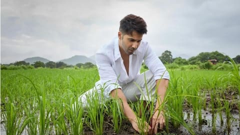 वरुण धवन ने शुरू की खेती-बाड़ी, सीख रहे धान की फसल उगाना; सामने आईं तस्वीरें
