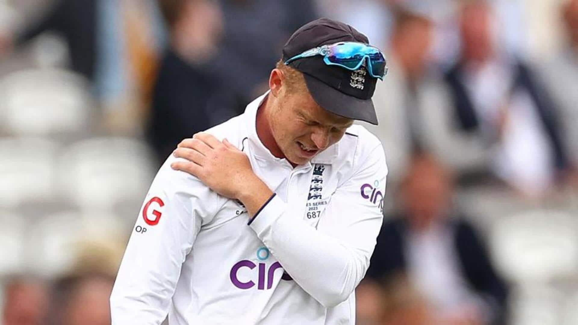 एशेज 2023: इंग्लैंड के बल्लेबाज ओली पोप कंधे में लगी चोट के कारण सीरीज से बाहर 