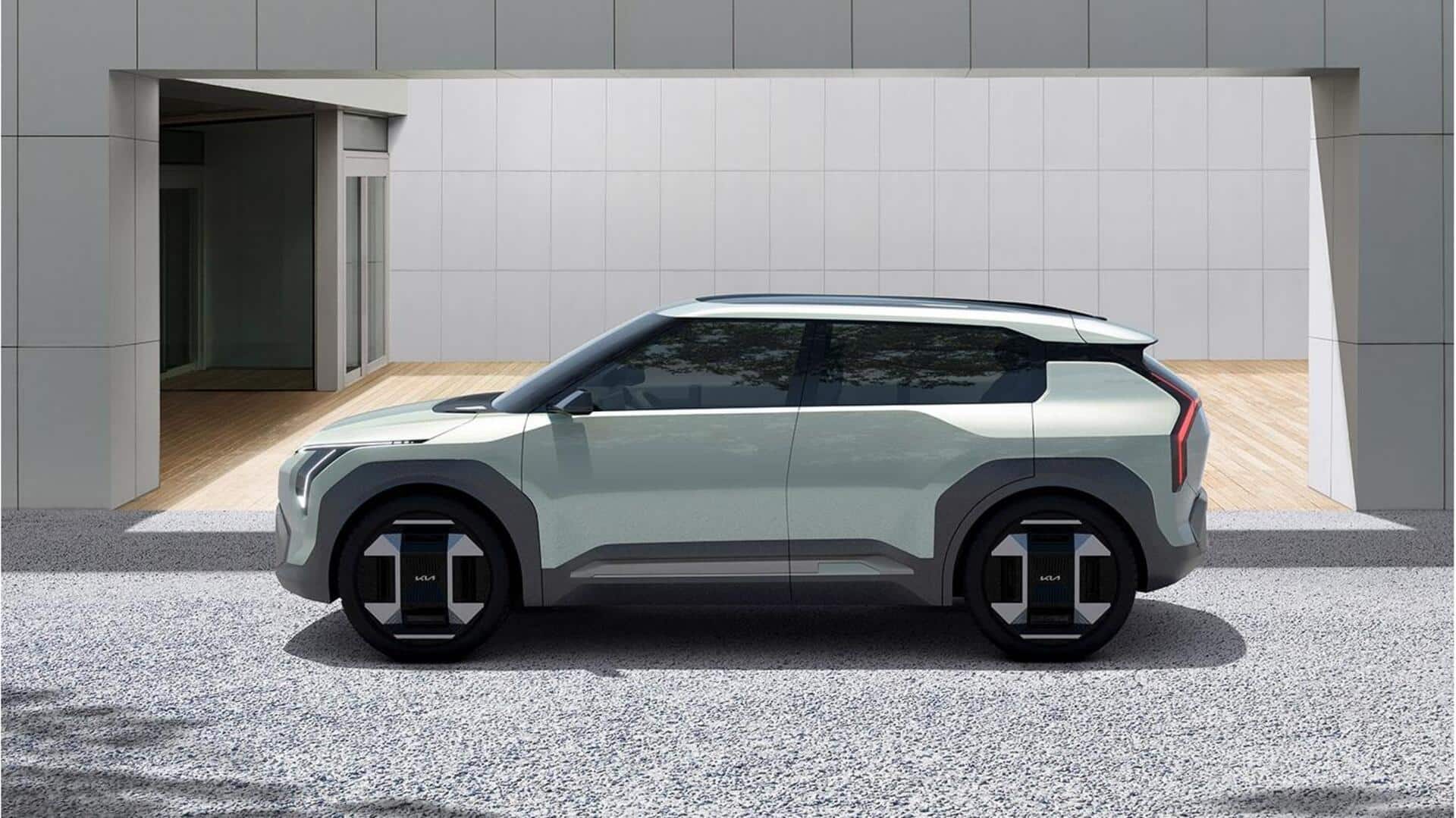 किआ मोटर्स लेकर आ रही एक नई इलेक्ट्रिक कार EV3, जानिए फीचर्स 