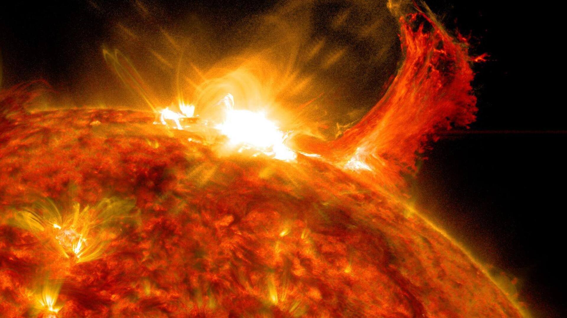 सनस्पॉट में विस्फोट से उत्पन्न हुआ सोलर फ्लेयर, रेडियो ब्लैकआउट होने की है आशंका
