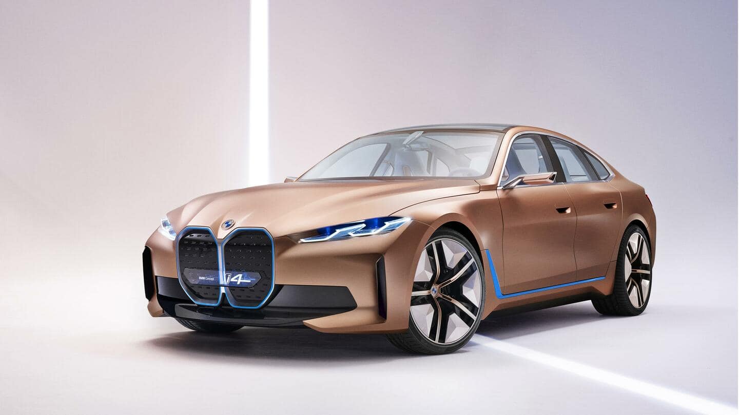 BMW ने लॉन्च की इलेक्ट्रिक सेडान i4, कीमत 70 लाख रुपये