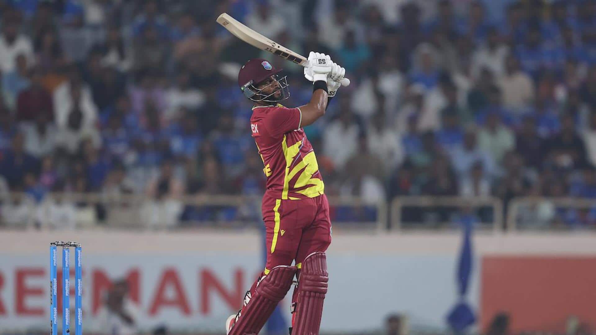शाई होप ने भारत के खिलाफ जड़ा अपना पहला टी-20 अंतरराष्ट्रीय शतक, ये बनाए रिकॉर्ड्स 