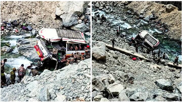 लद्दाख: श्योक नदी में गिरी सेना की गाड़ी, सात जवानों की मौत
