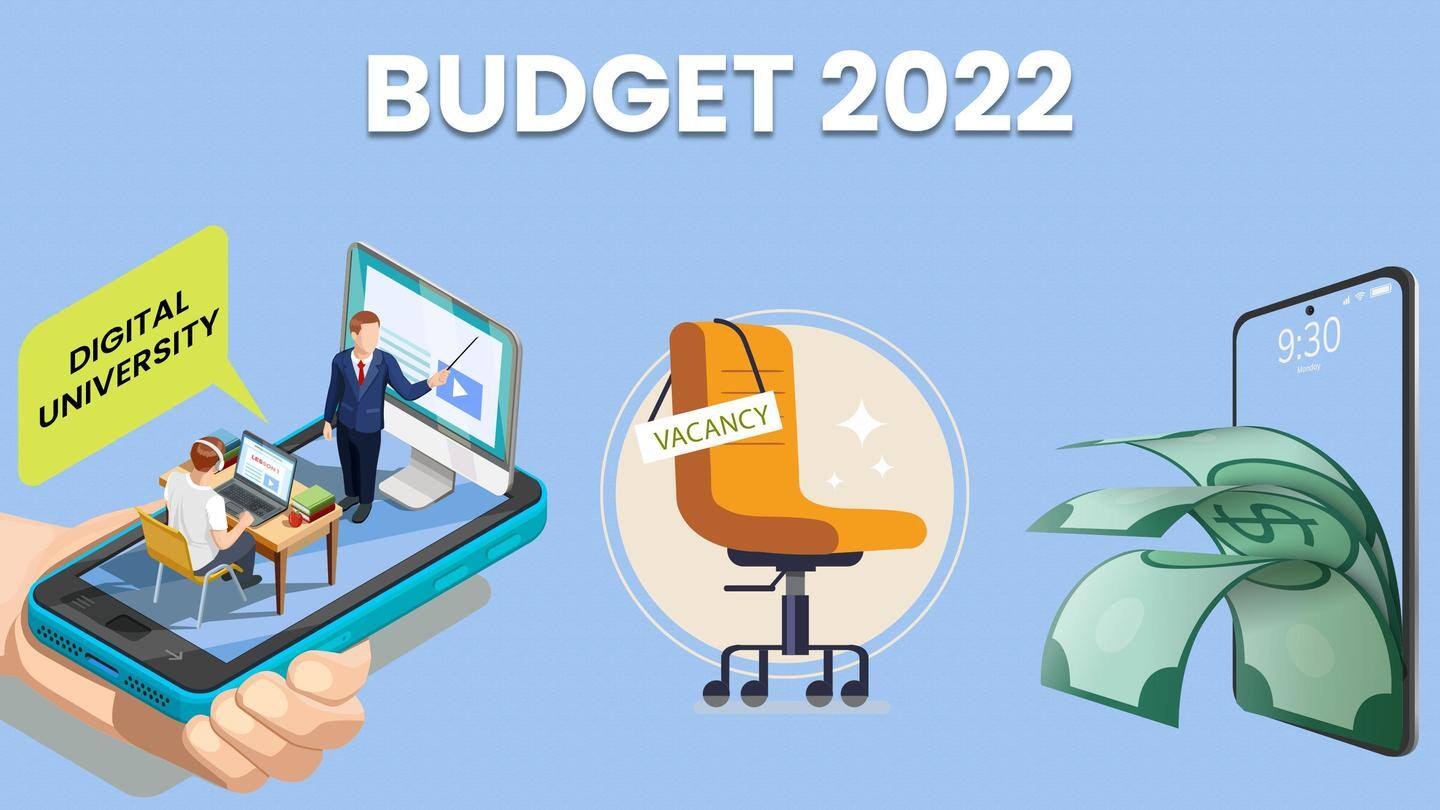 बजट 2022: डिजिटल रुपया से लेकर ऑनलाइन यूनिवर्सिटी तक वित्त मंत्री की 10 बड़ी घोषणाएं