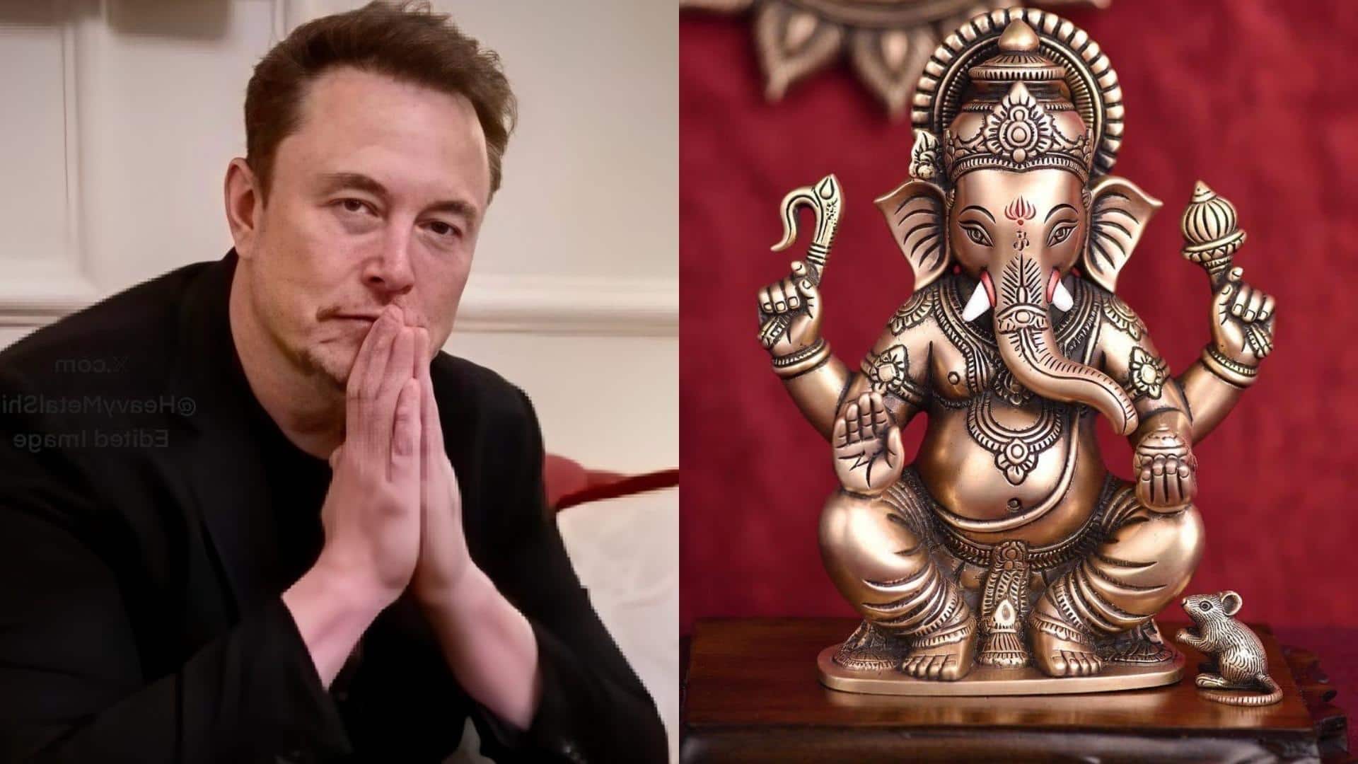 एलन मस्क ने भगवान गणेश को लेकर की पोस्ट, सोशल मीडिया पर मची हलचल 