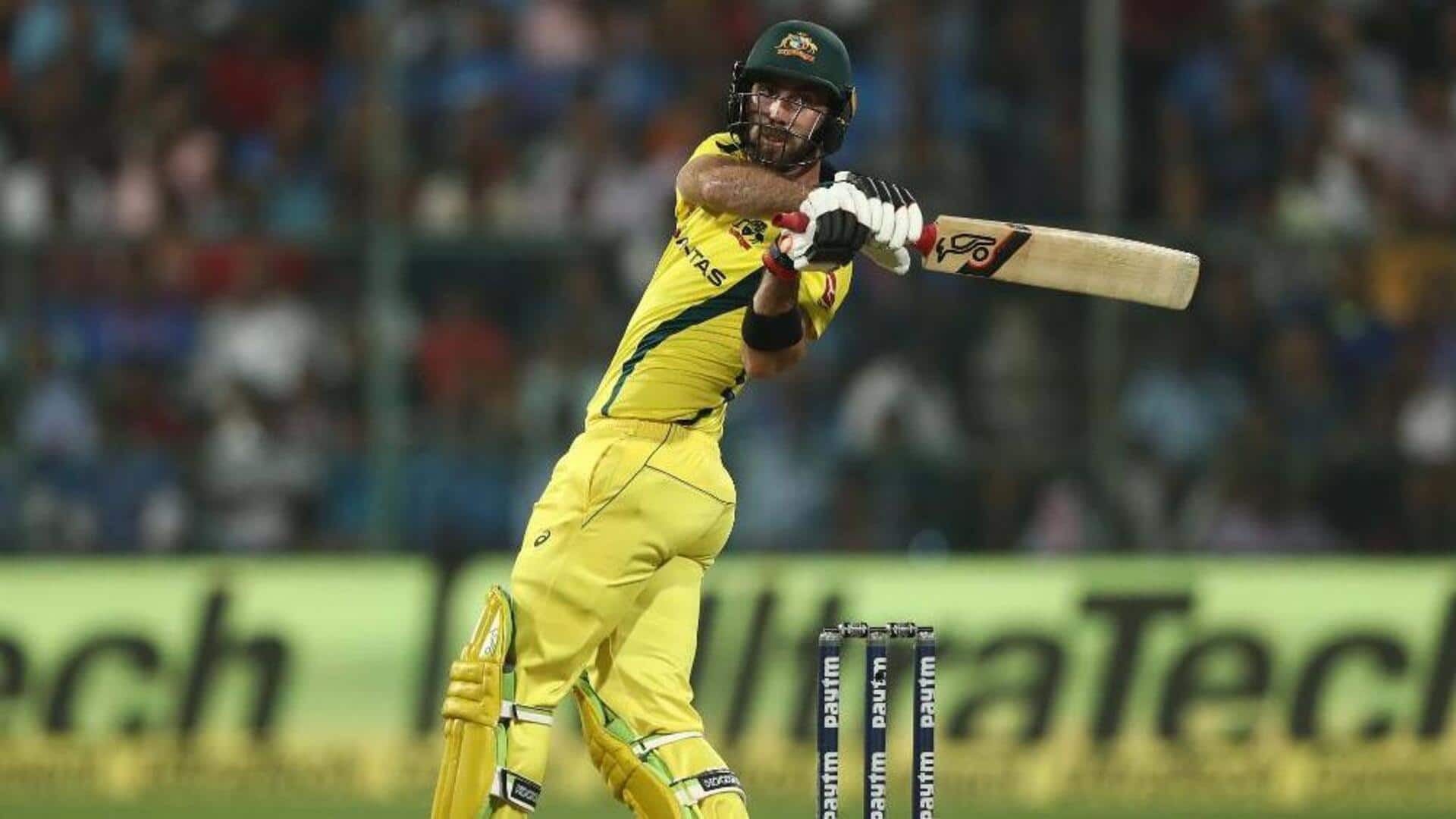 भारत बनाम ऑस्ट्रेलिया: ग्लेन मैक्सवेल ने पूरे किए 3,500 वनडे रन, जानिए उनके आंकड़े